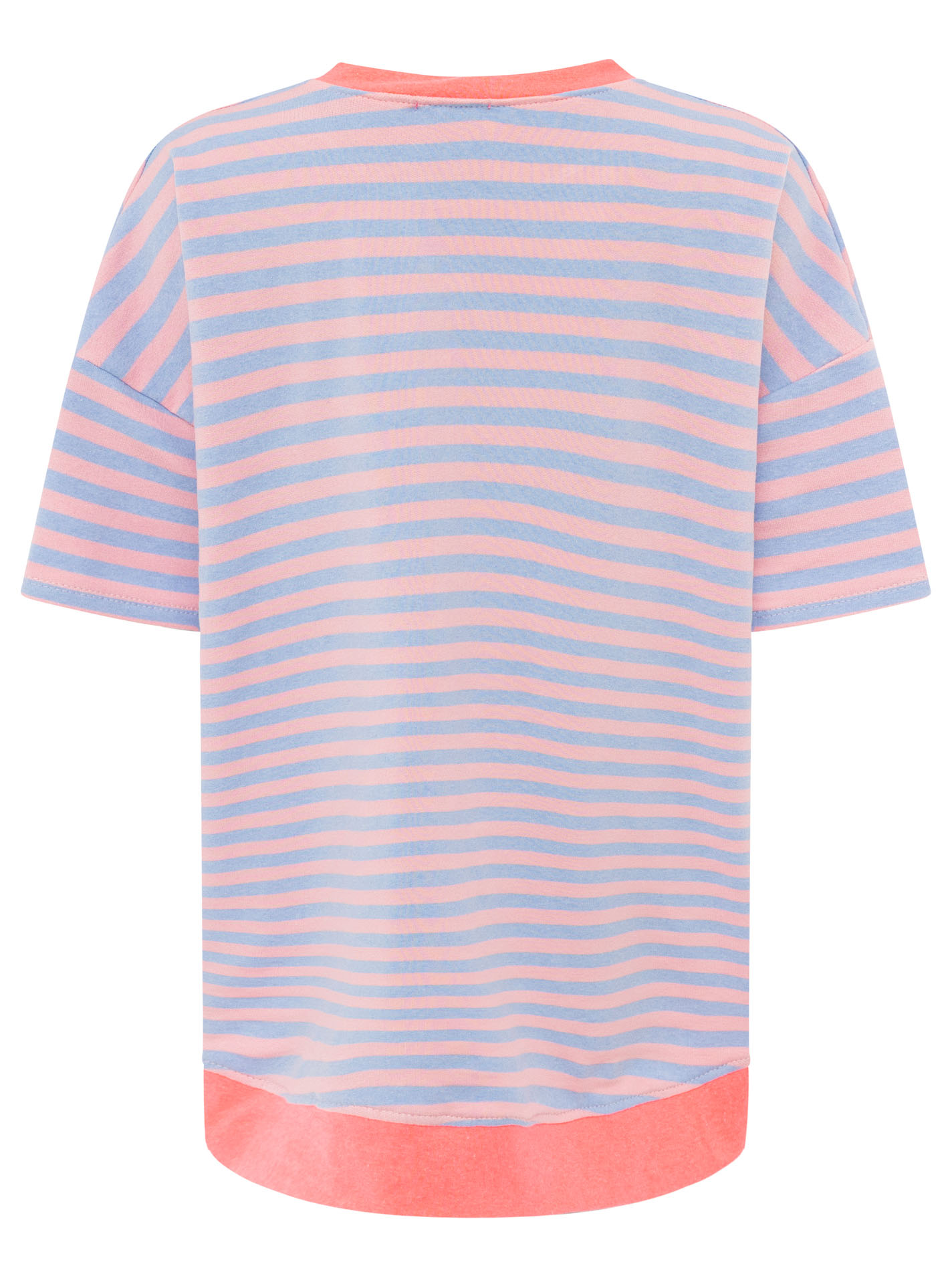 Oversize Shirt "Neon Streifen"