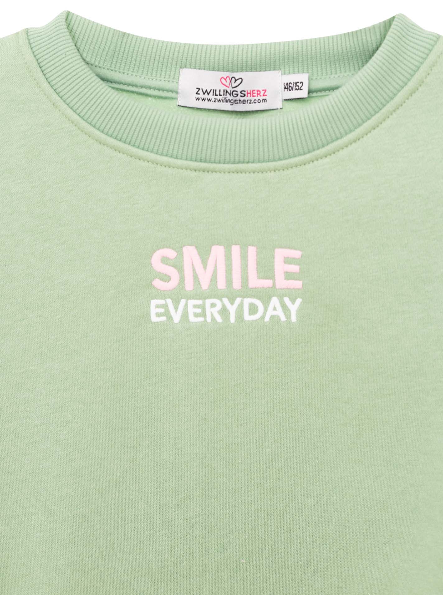 Kids Rundhalssweater "SMILE"