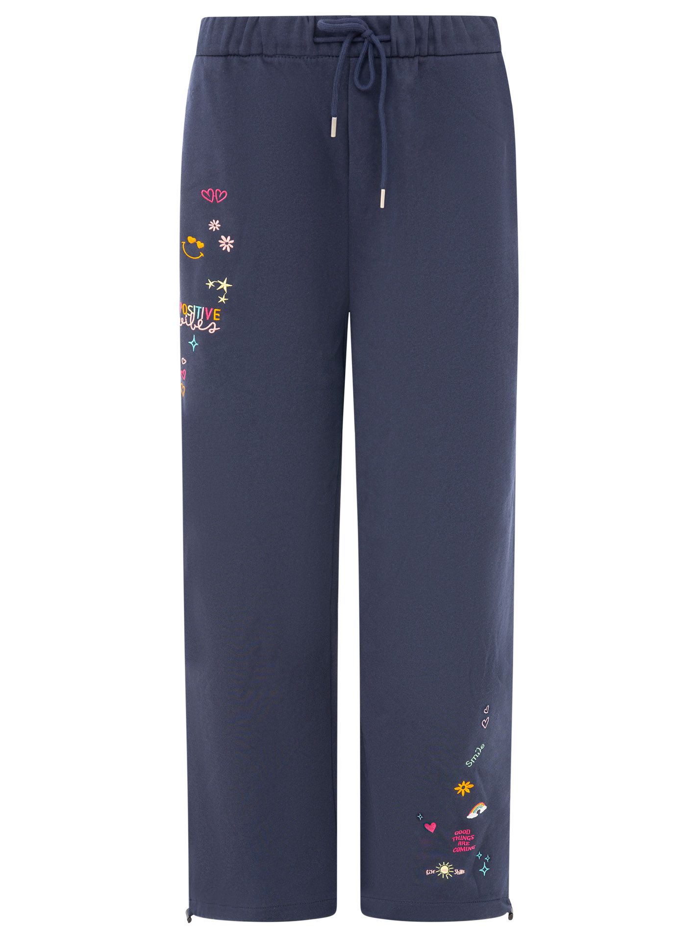 Sweat Hose "Positive Vibes & Stickerei"