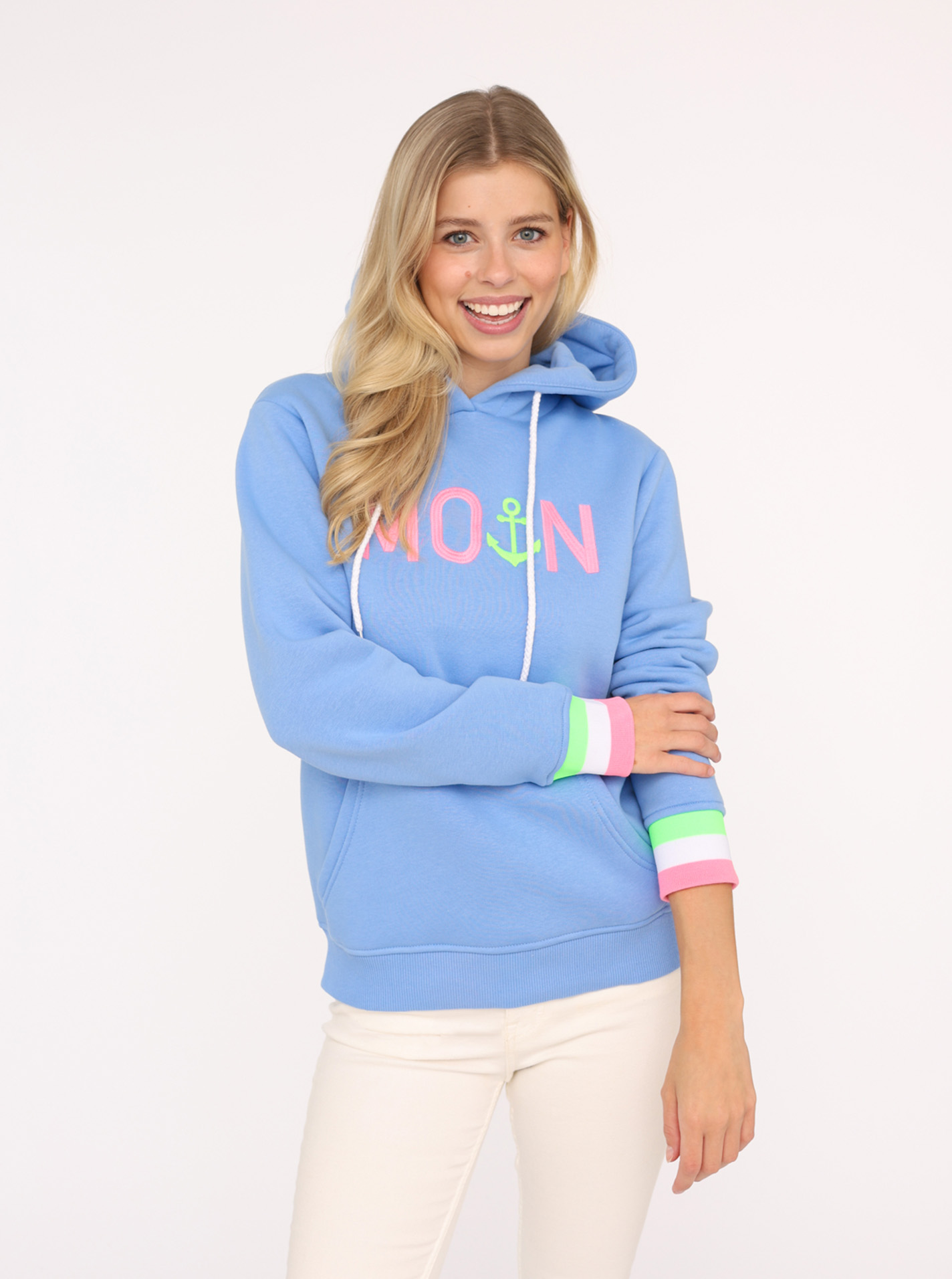 Hoodie BW "Moin Rahel"