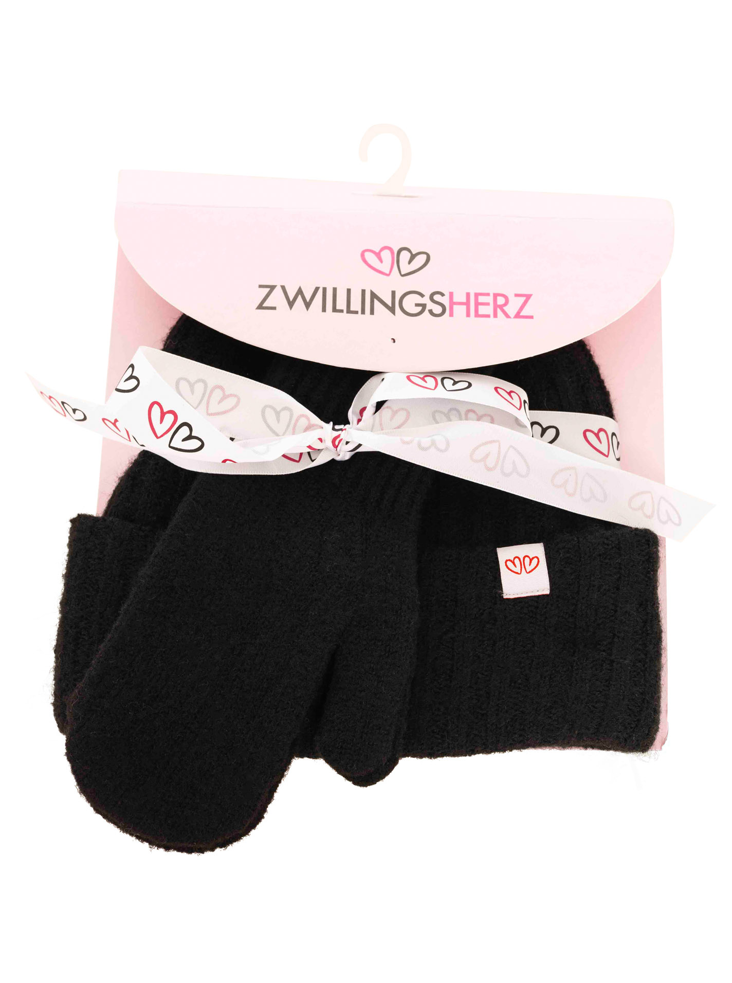 Geschenk Set Mütze & Fäustlinge