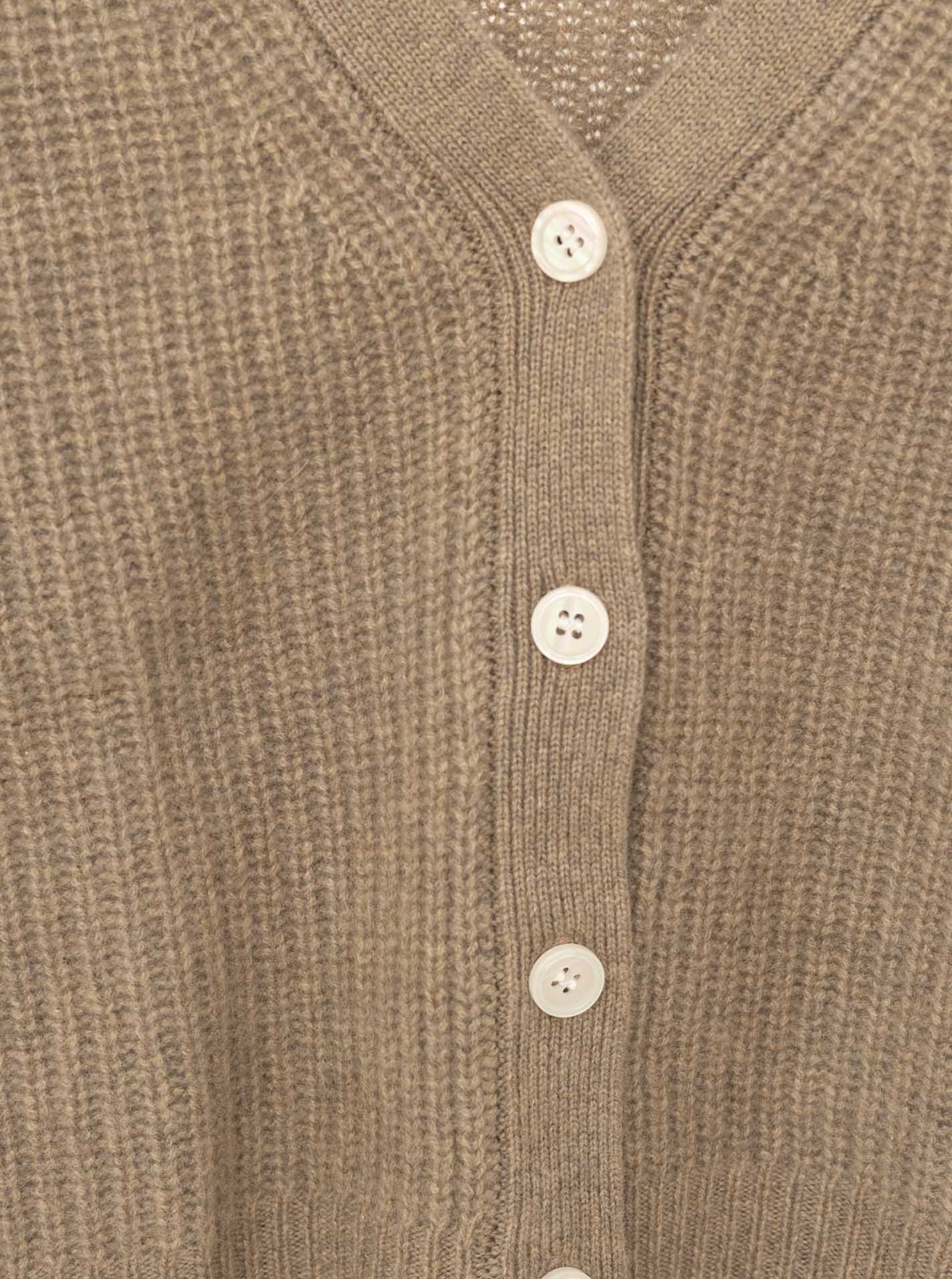 100% Cashmere Kids Gerippter Cardigan