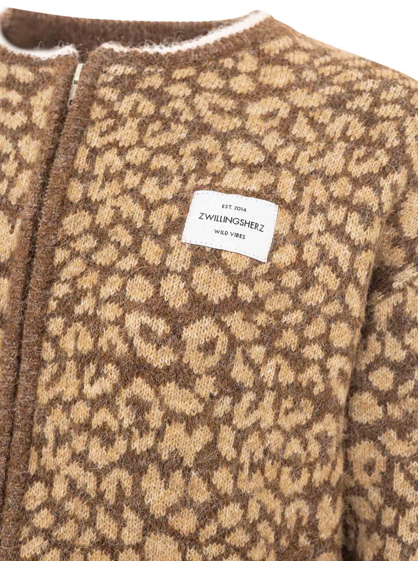 Strick Bomberjacke "Leo & Patch"