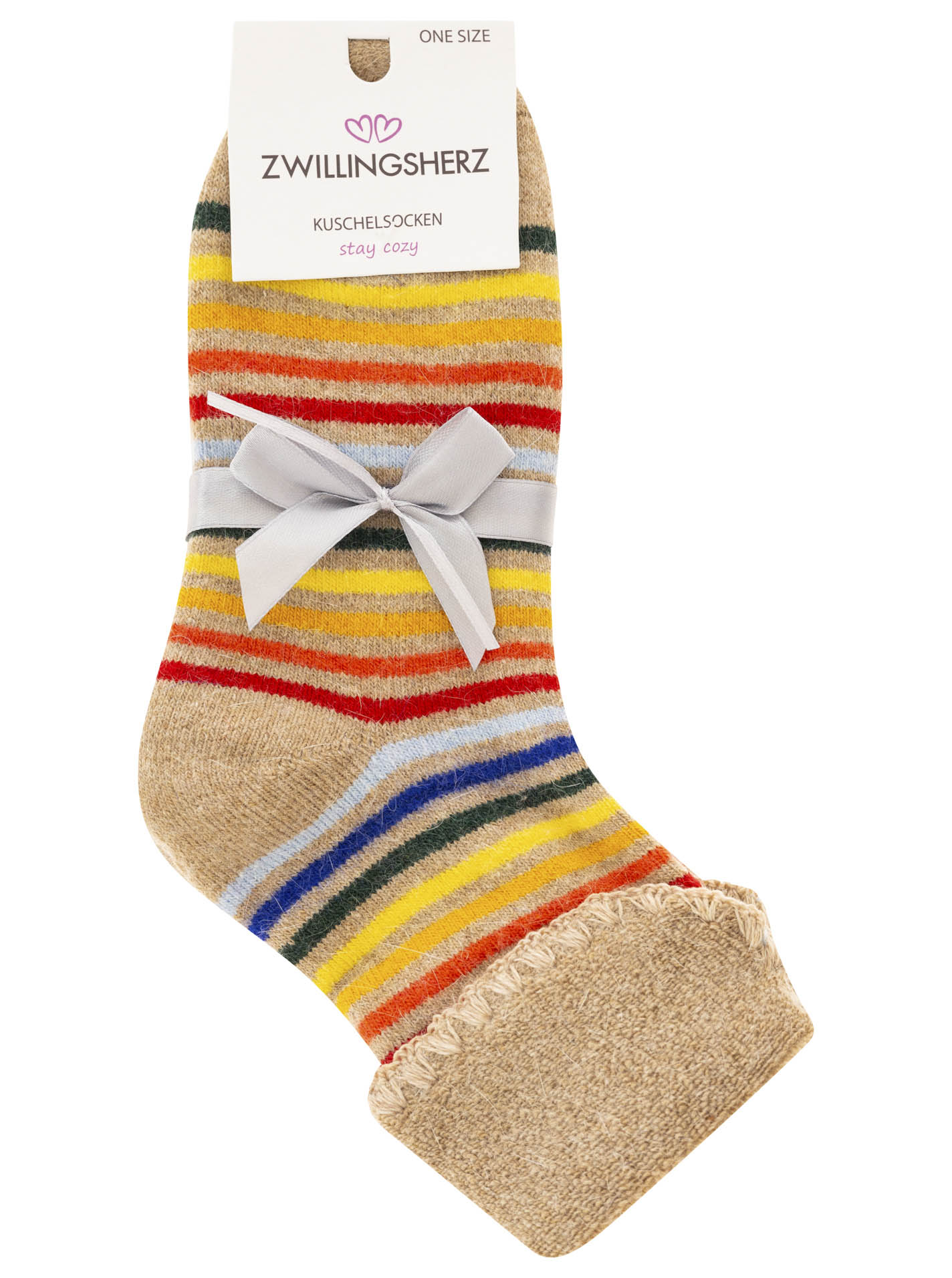 Kuschelsocken 10er Set Wollmix "Rainbow"