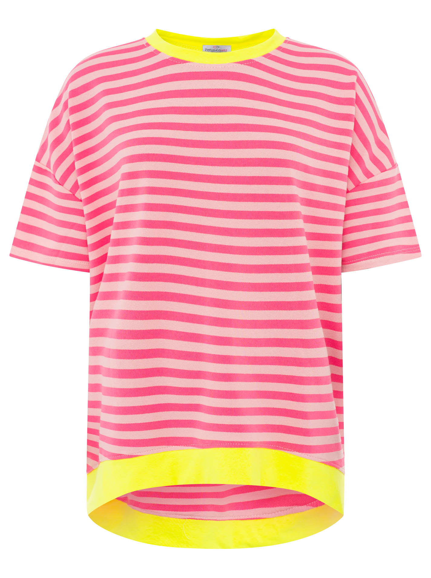 Oversize Shirts "Neon Streifen"
