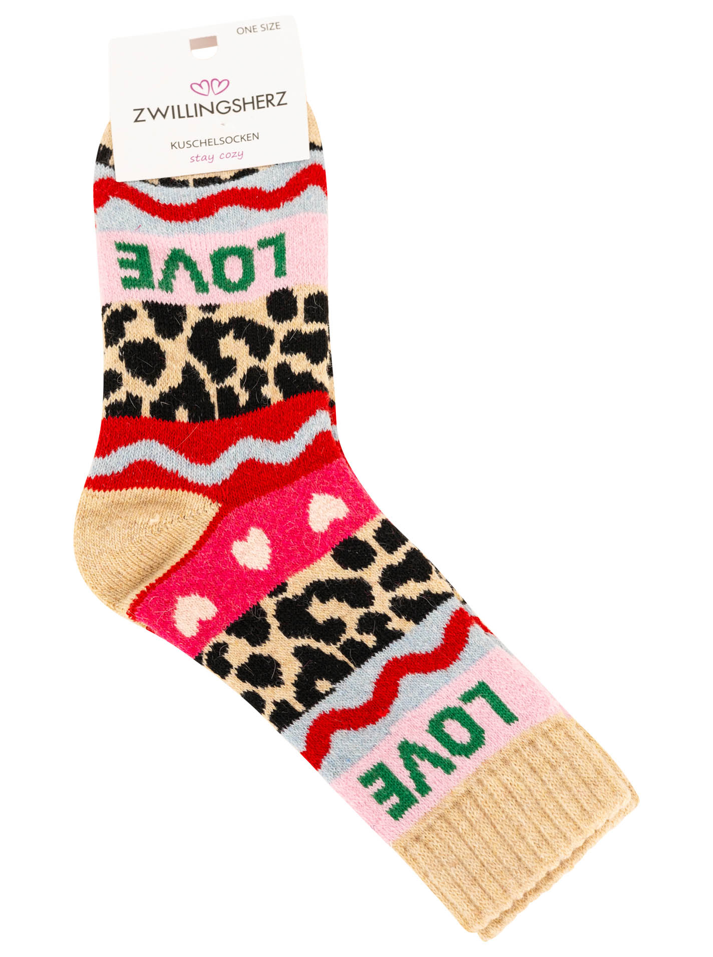 10er Set Socken "Love Love Love"