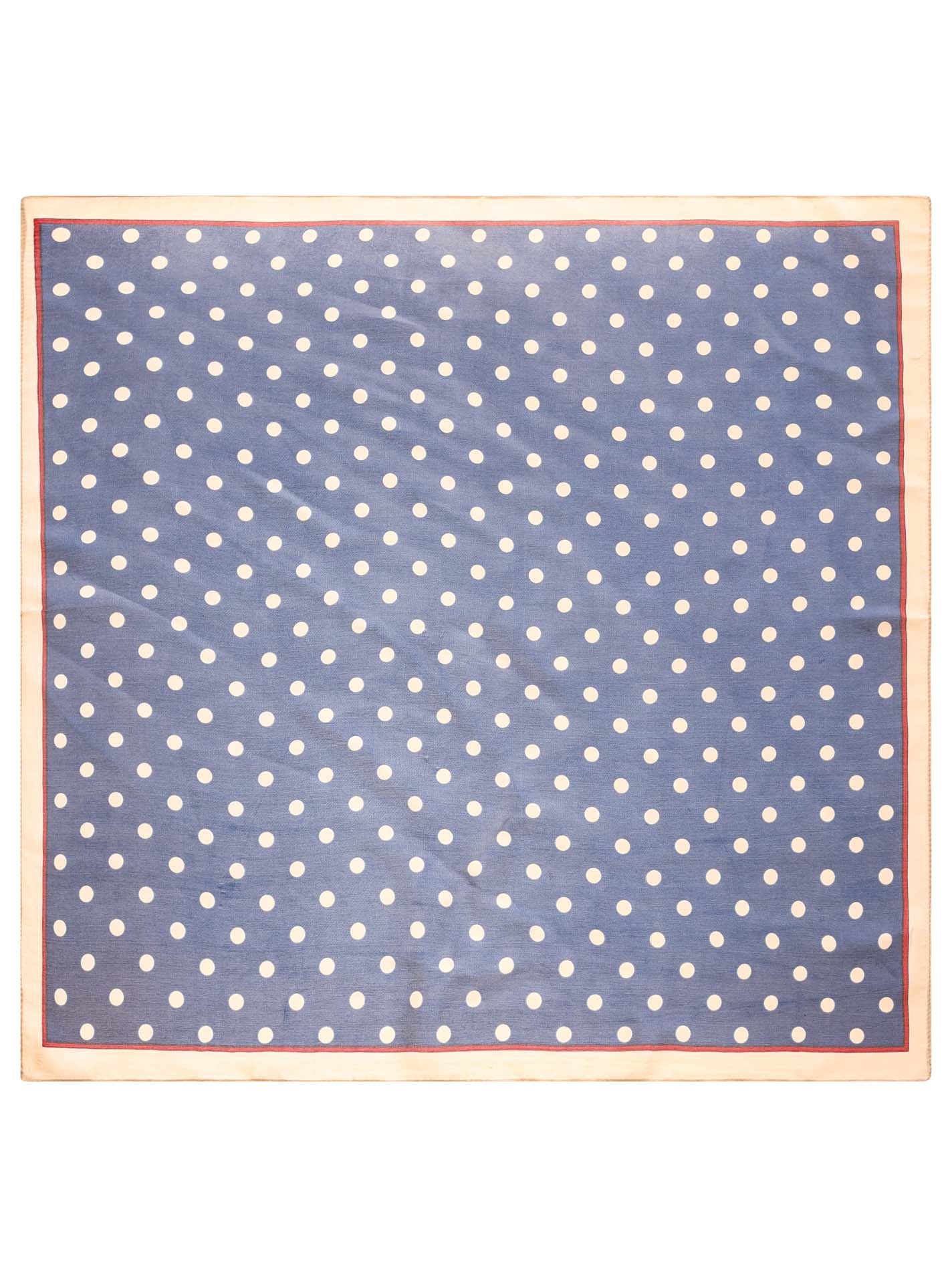 Nickituch 70x70 "Punkte & Blumen"