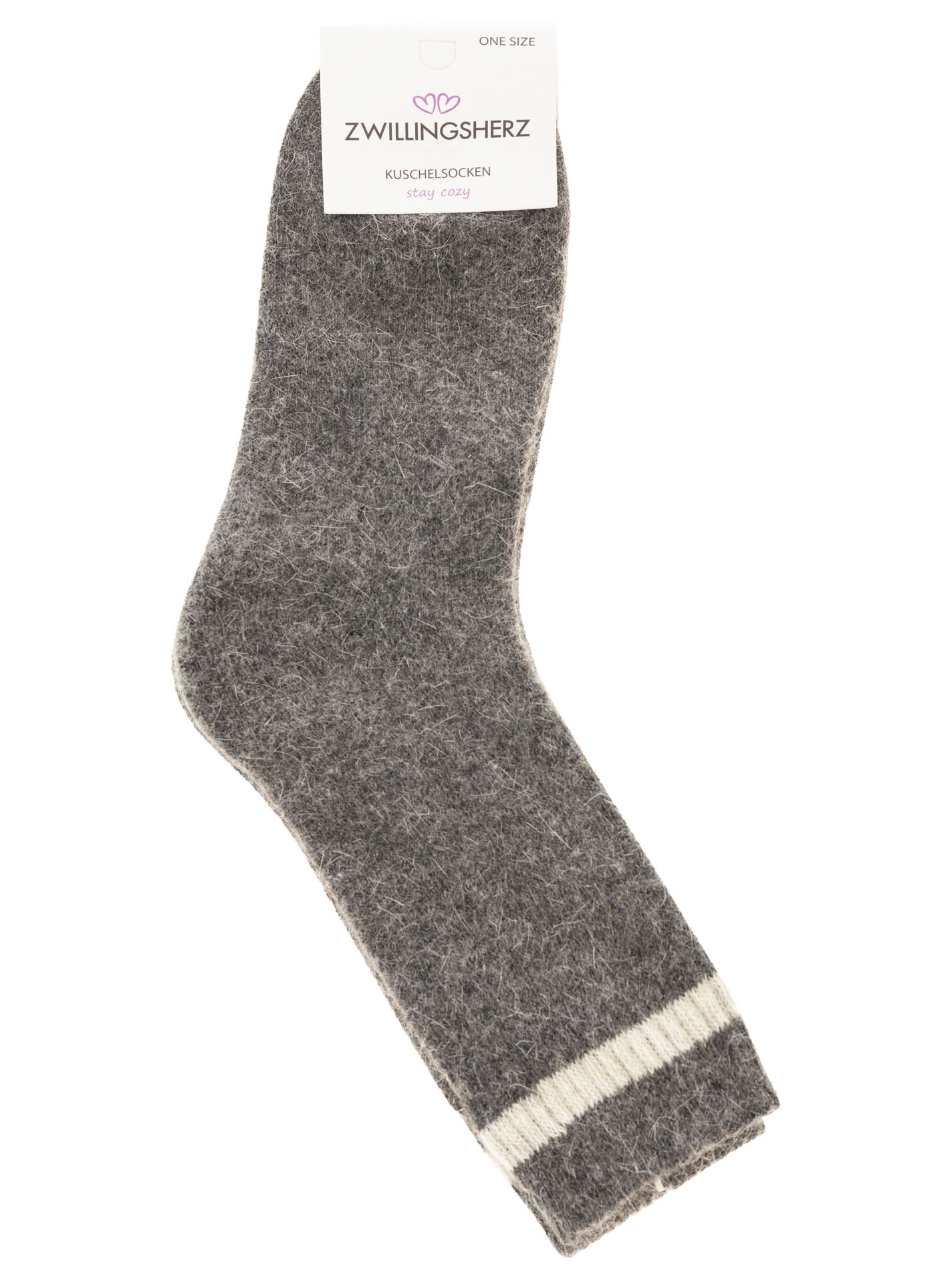 Kuschelsocken 10er Set Wollmix "Stripes"