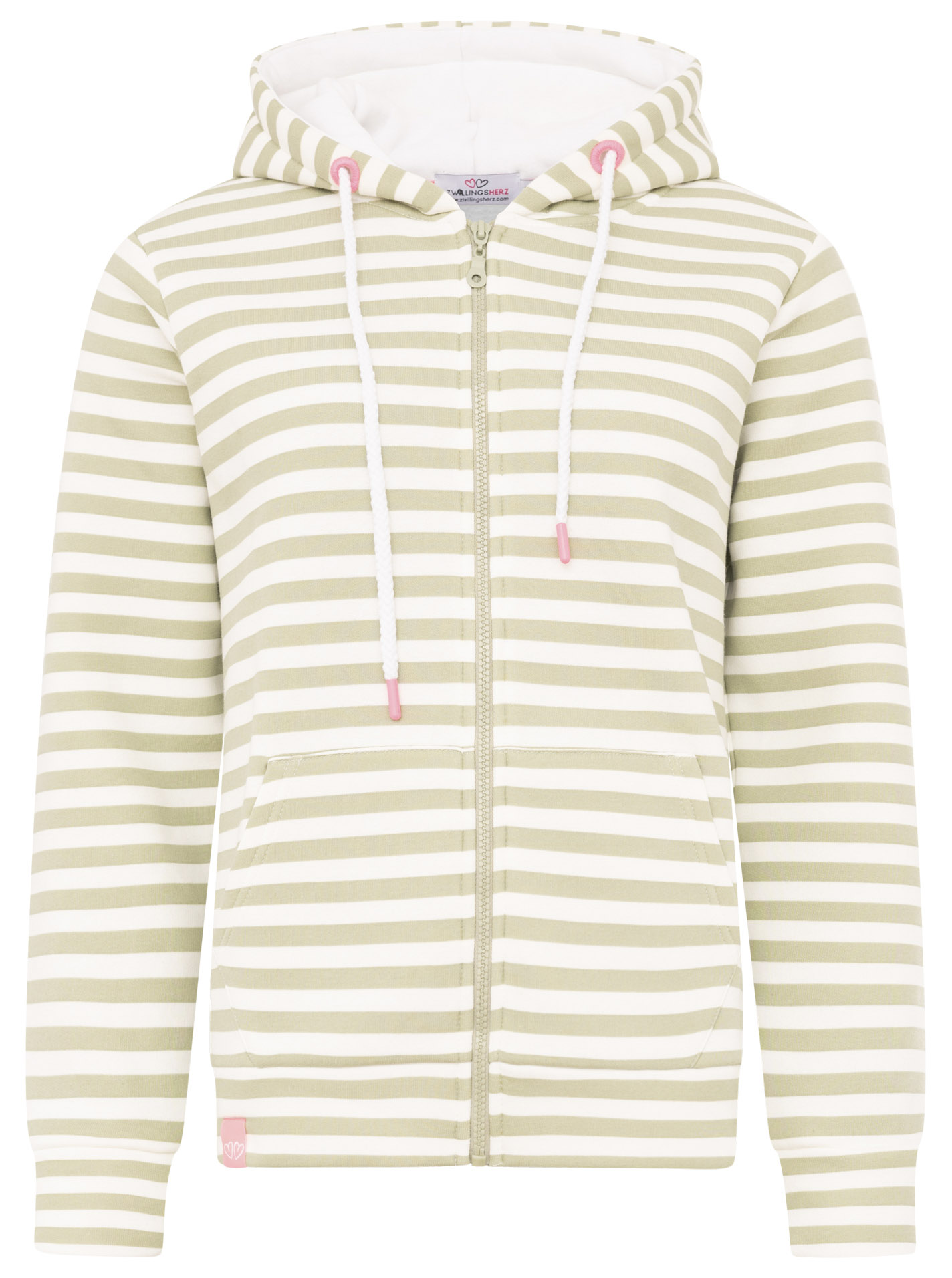 Hoodiejacke "Streifen Strandglück"