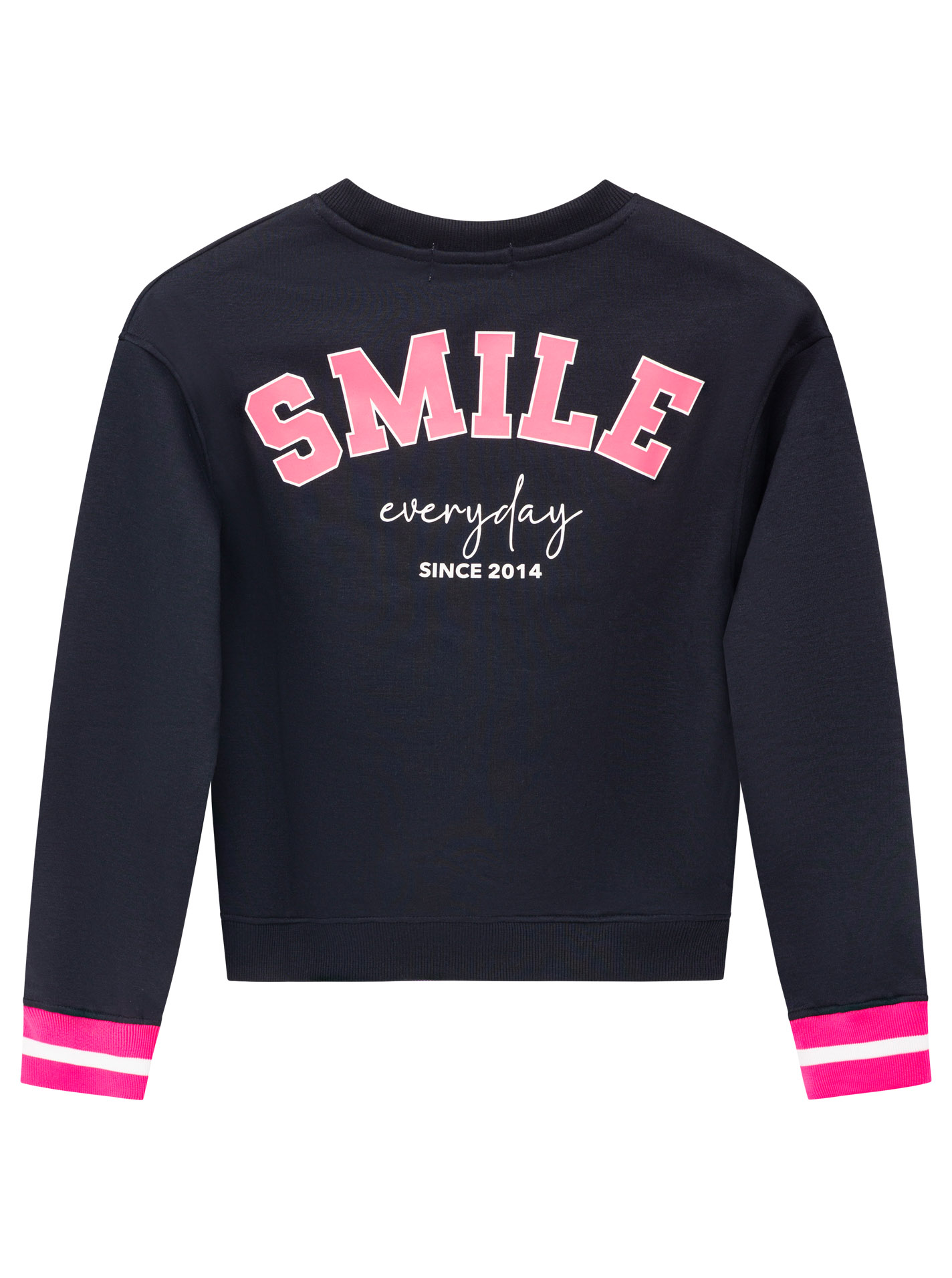 Kids Rundhalssweater "SMILE"