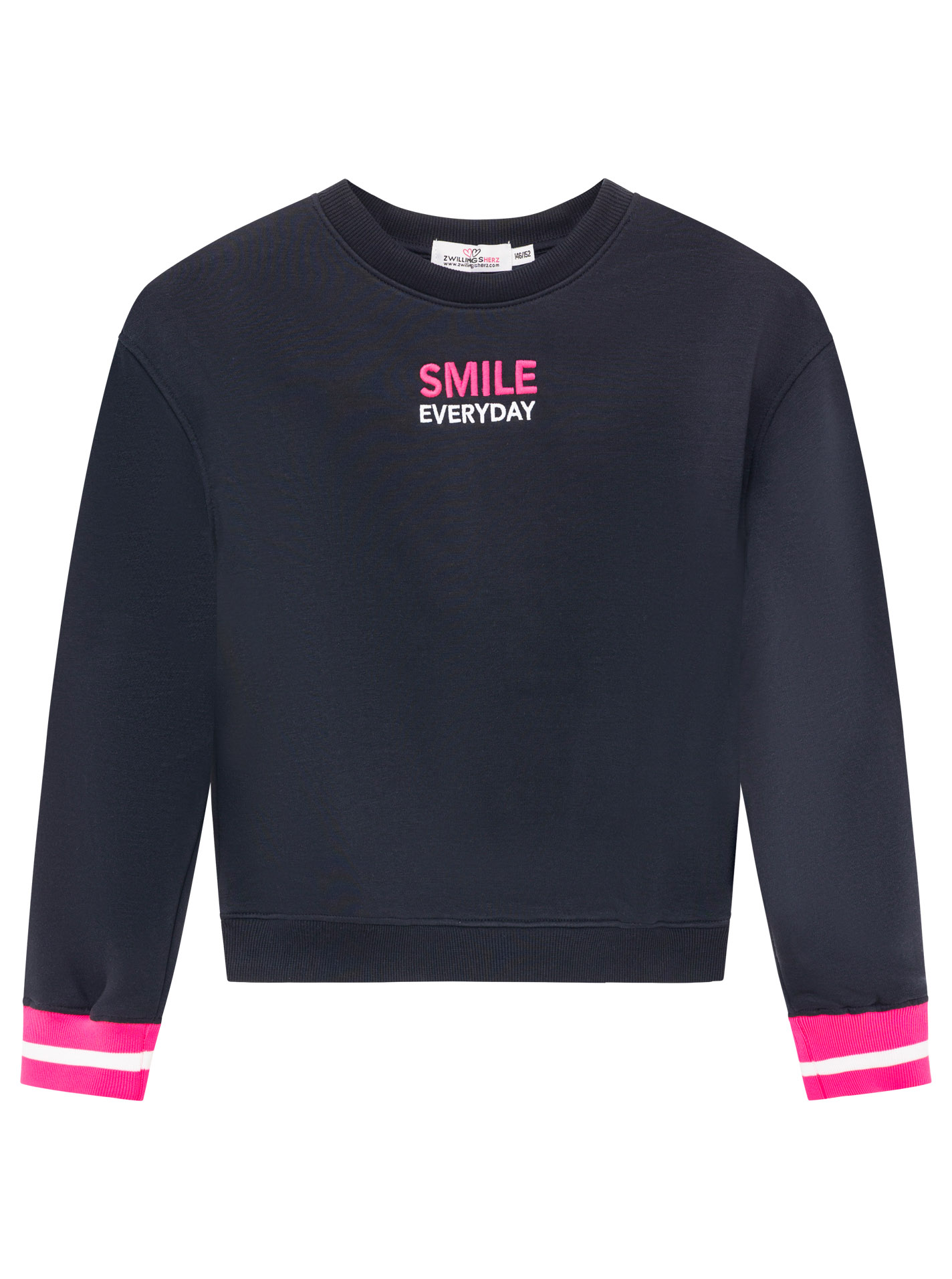 Kids Rundhalssweater "SMILE"