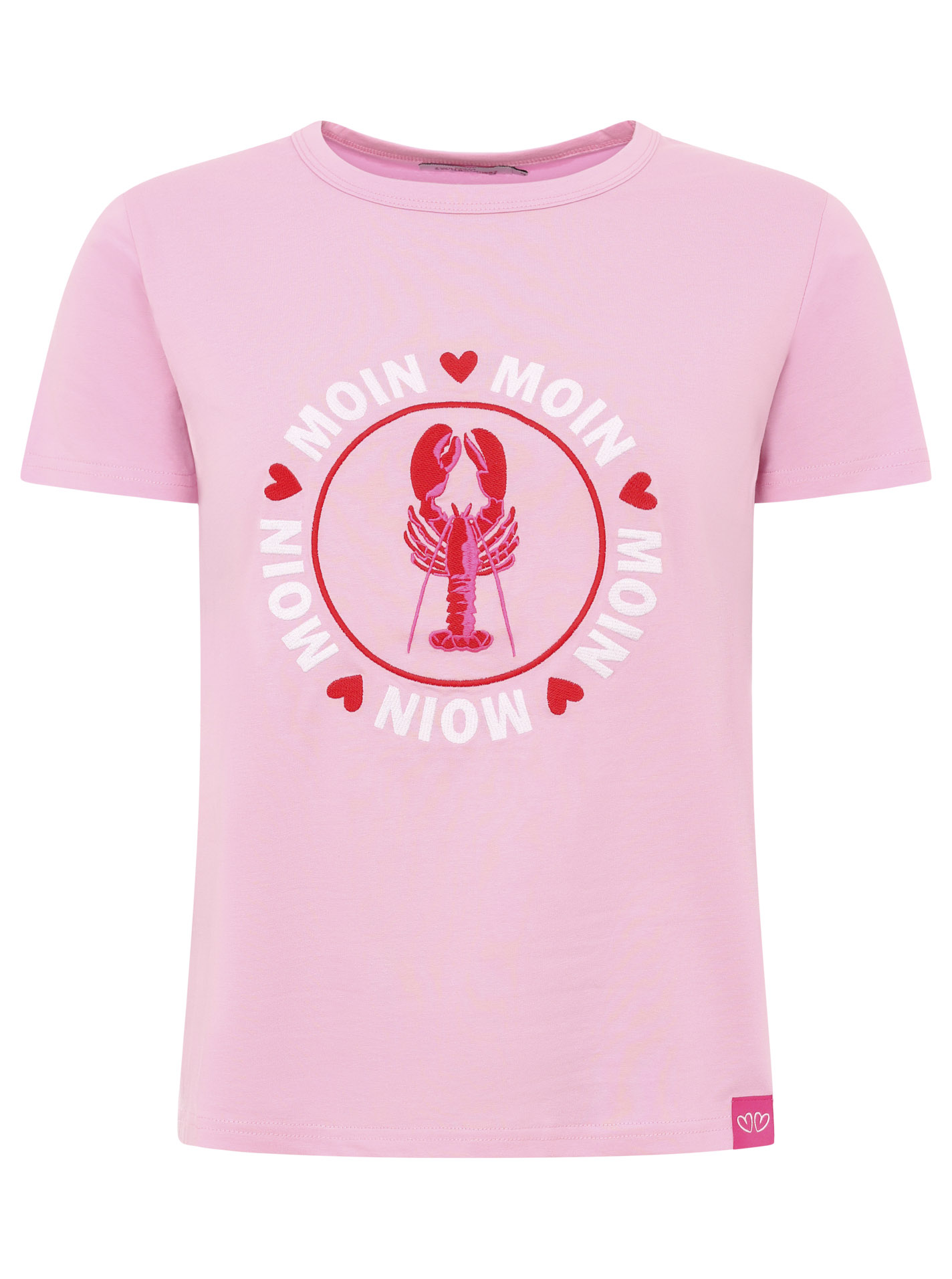 ART693814d26f392_022_Tshirt_MoinLove_45013_Rosa T-Shirt "Moin Love"