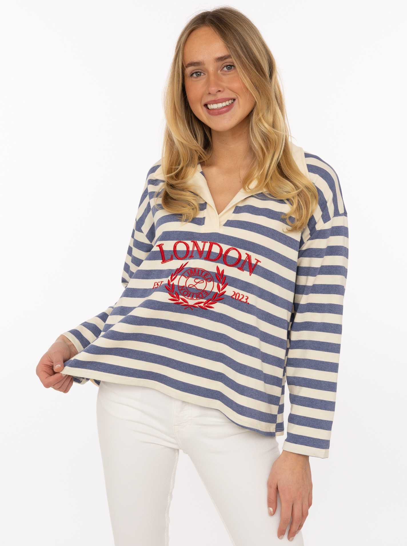 Langarm Shirt BW "London"