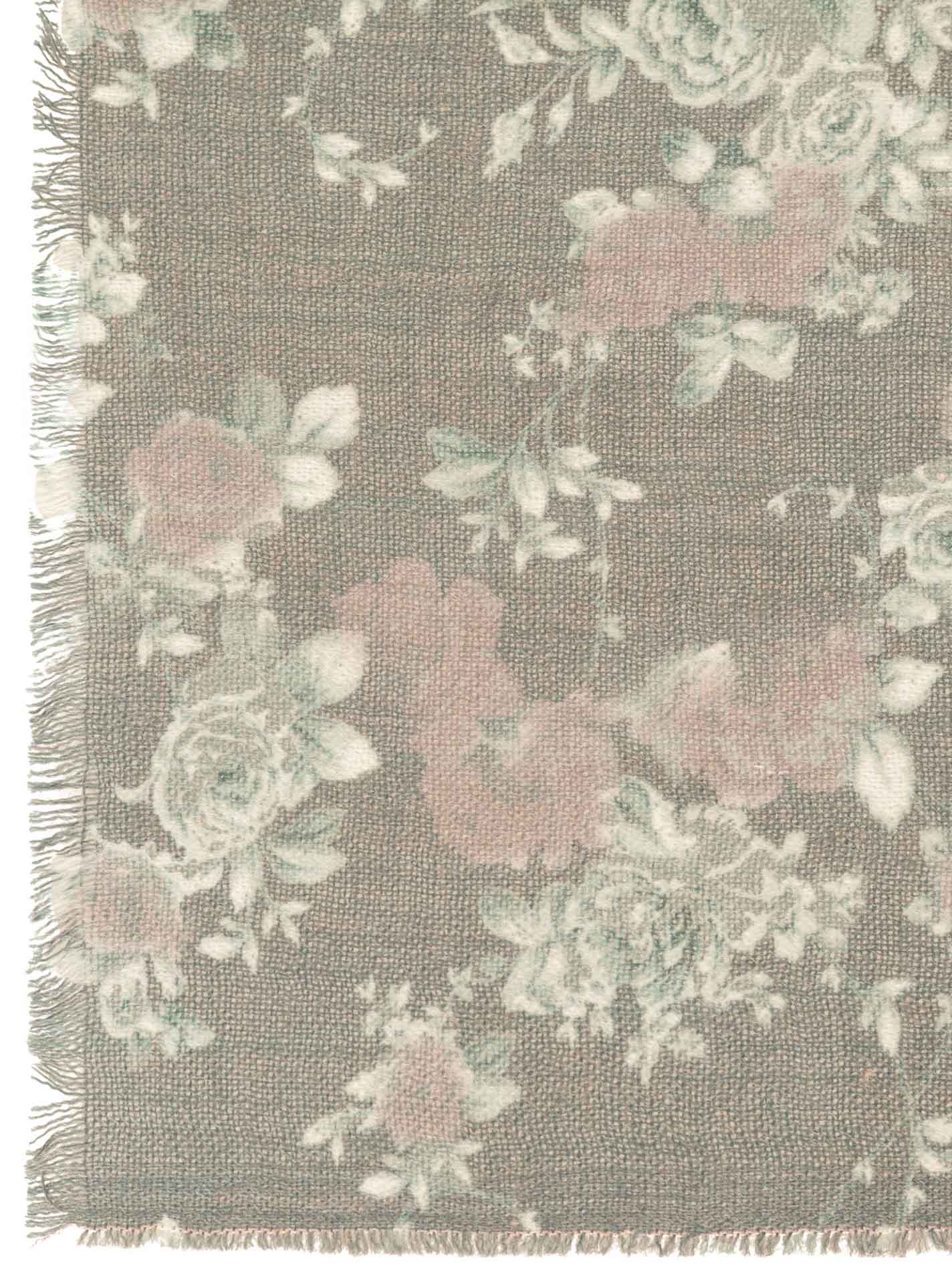 Nickituch Wollmix "Flowers"
