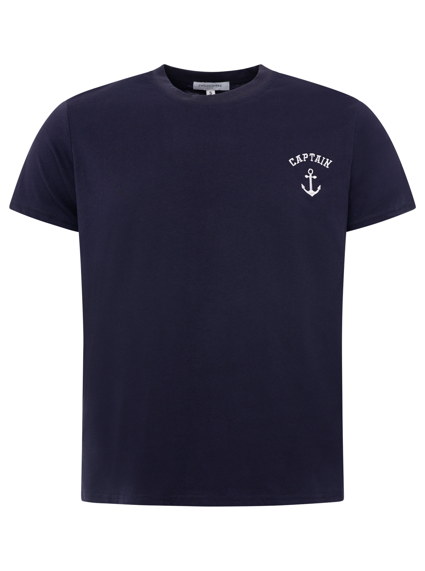 ART6989dbdca519f_019_Herren_TshirtRegular_CAPTAIN_47041_Marine Slim Fit Herren T-Shirt "Captain"