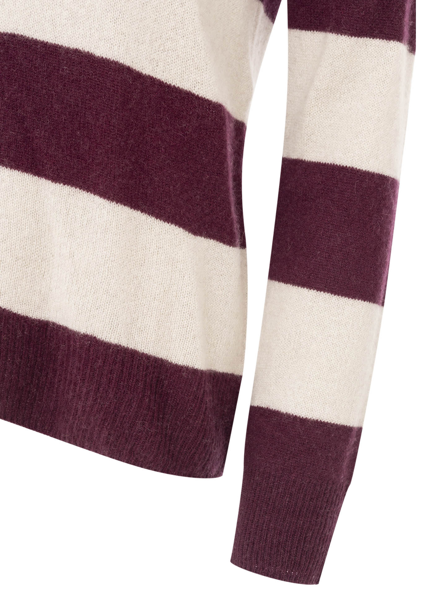 100% Kaschmir Pullover "Blockstreifen"