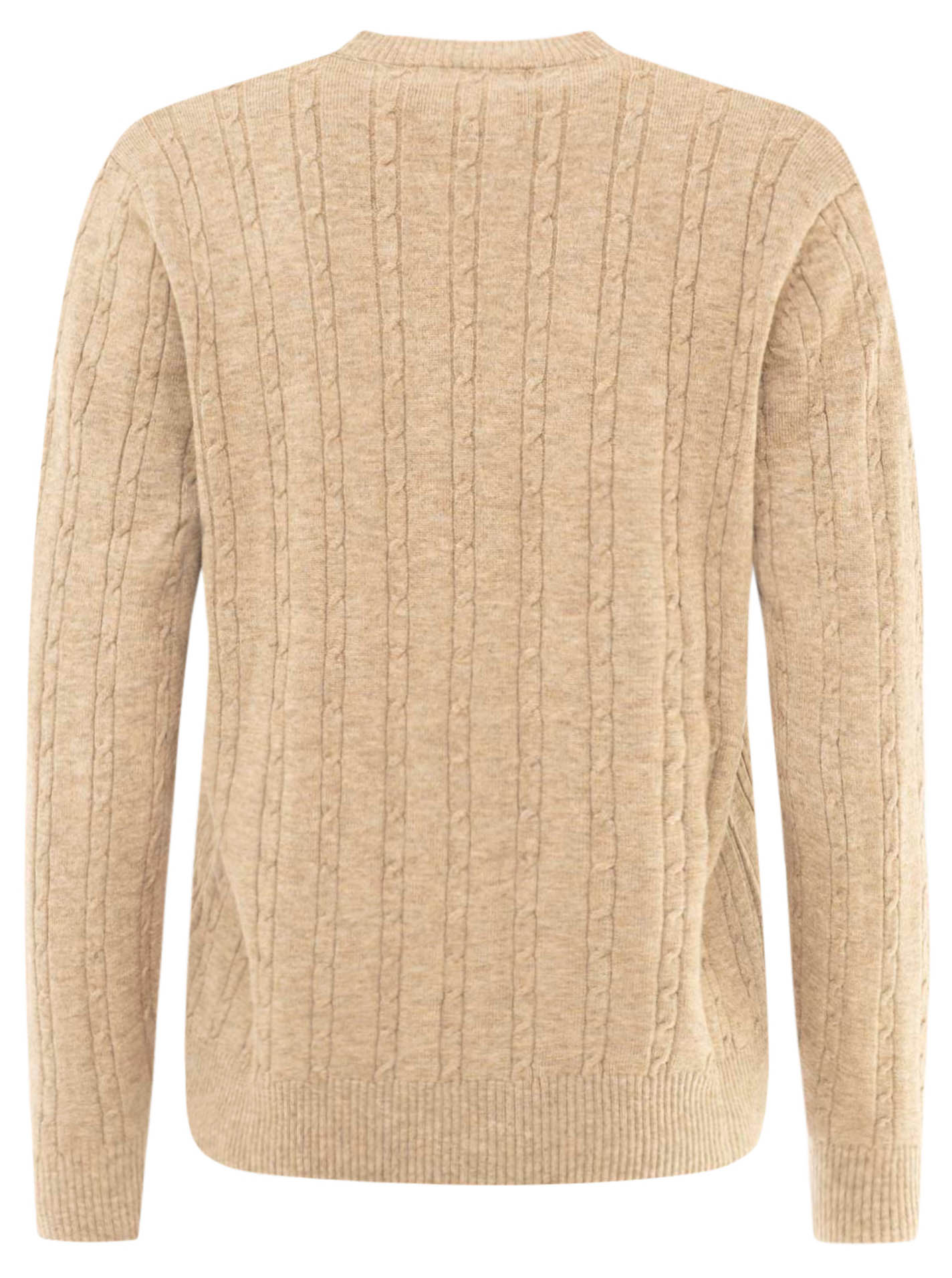 Zopfstrick Pullover "Leo Heart"