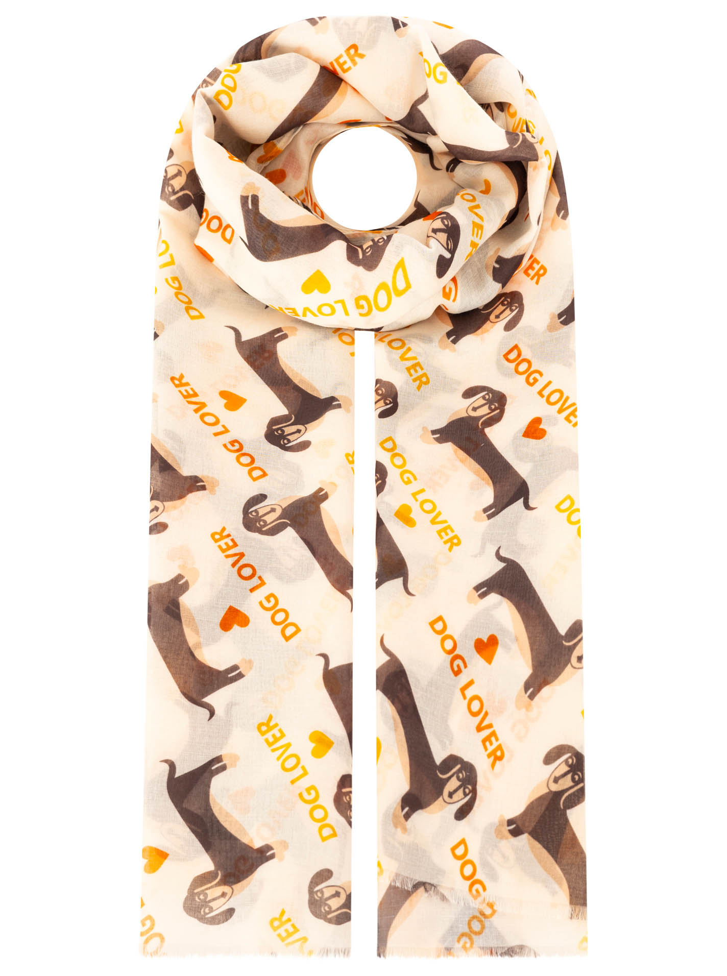 Schal Viskose Mix "Dackel"