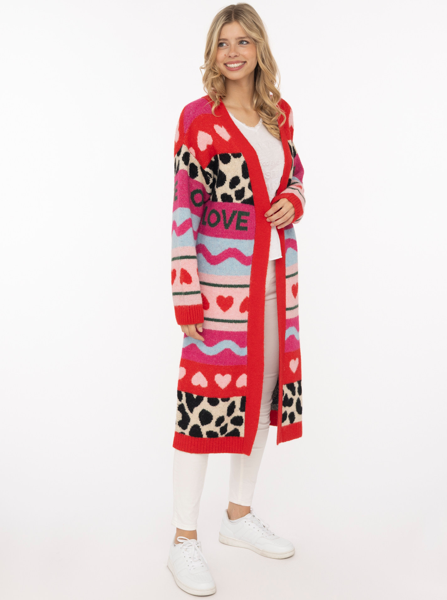 Long Cardigan "LEO MIX"
