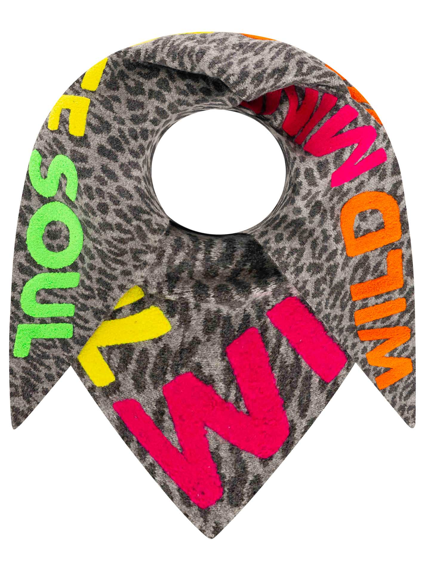 Dreieckstuch Strick "Wild Leo"