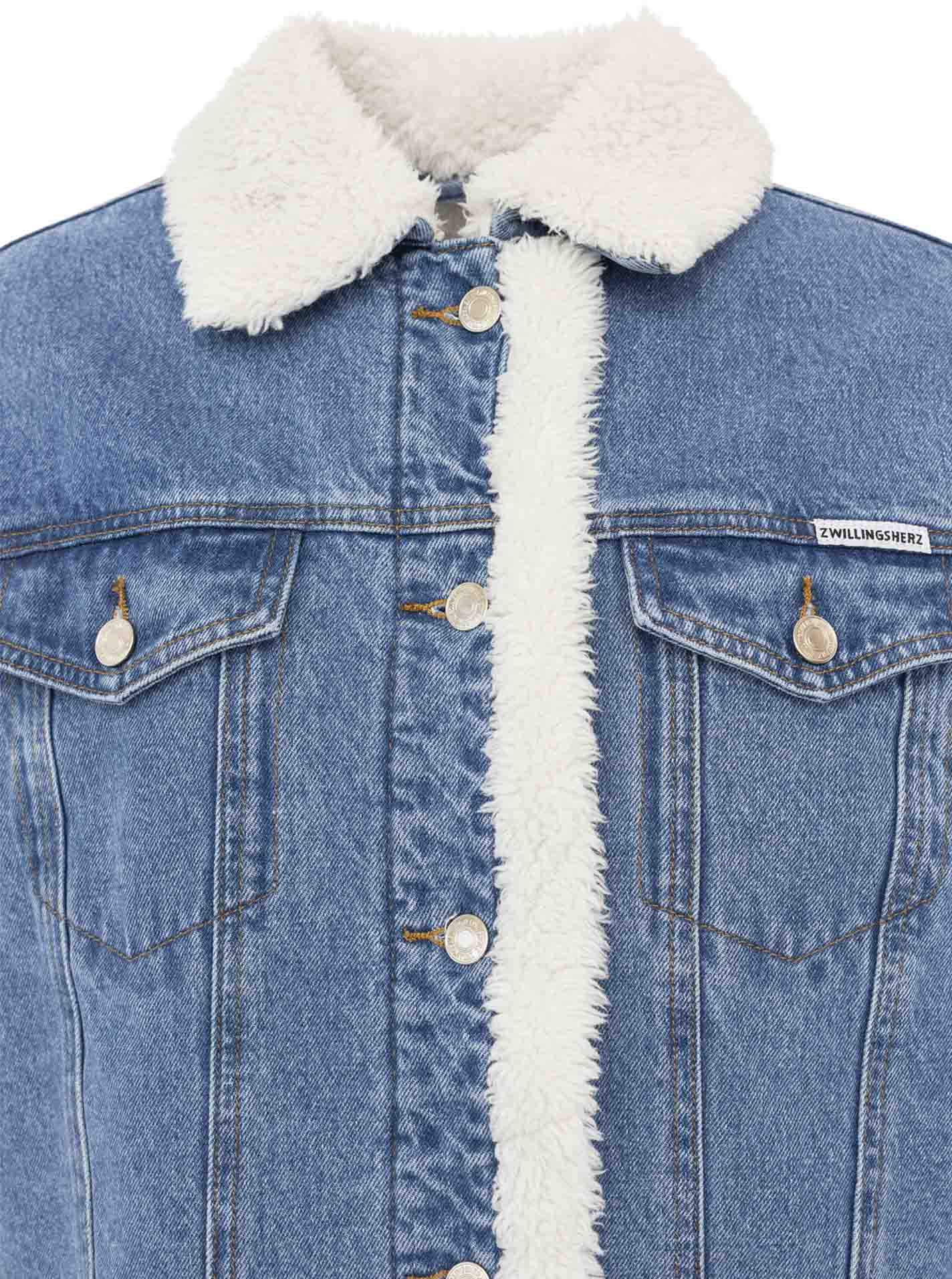 Jeansjacke "Teddyfell"