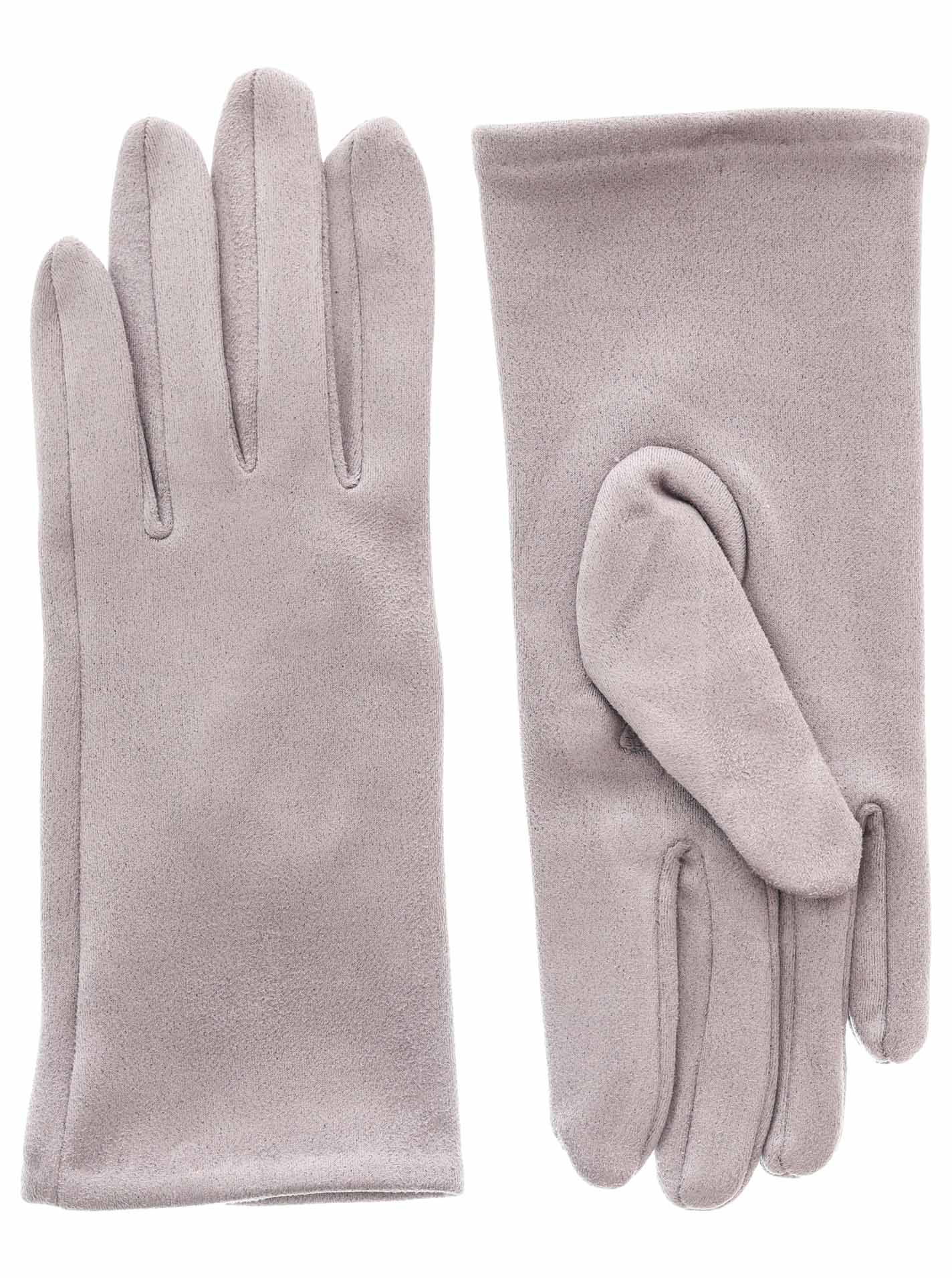 10er Set Handschuhe Velour "Uni"