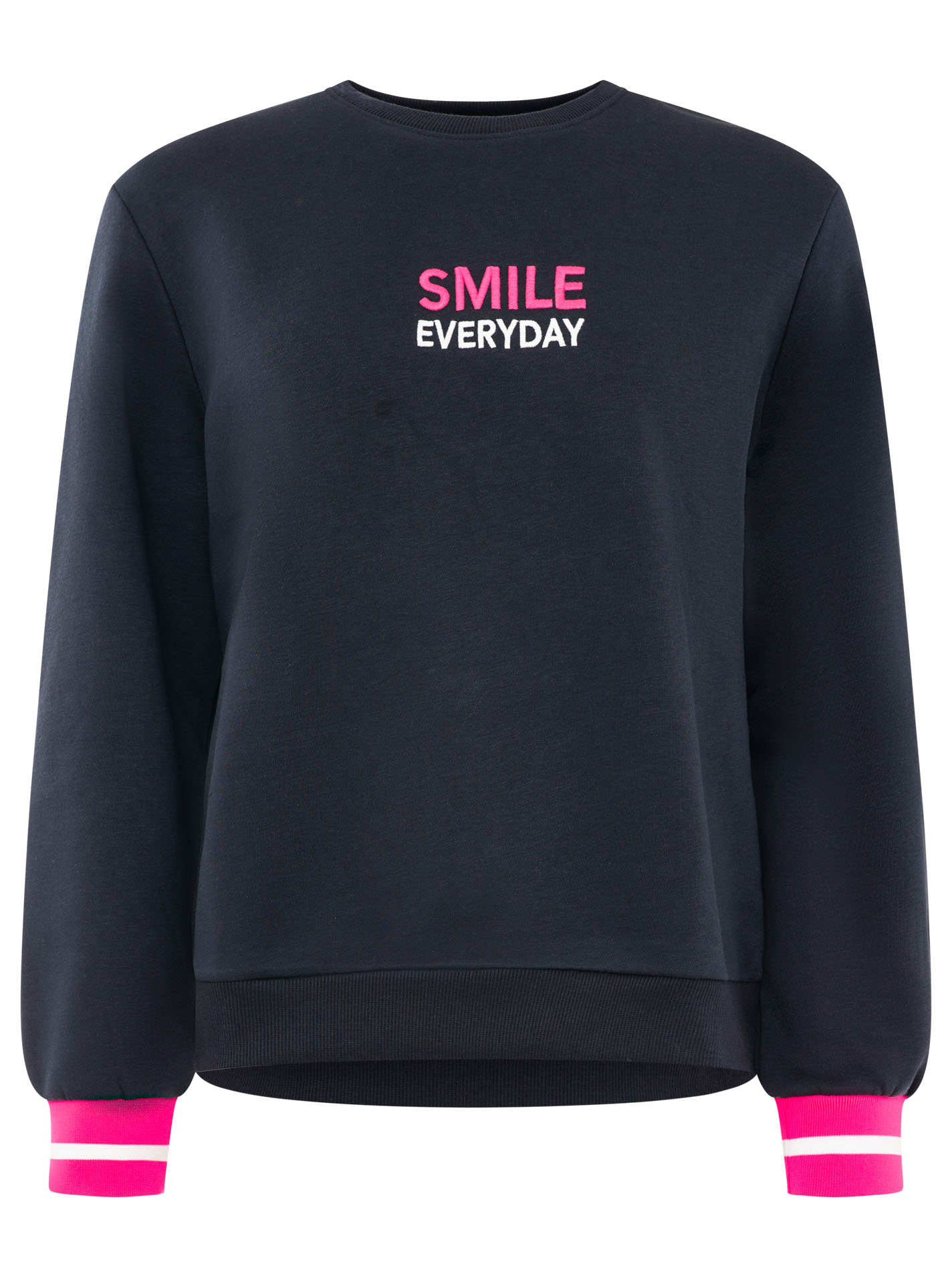 Rundhalssweater "SMILE"