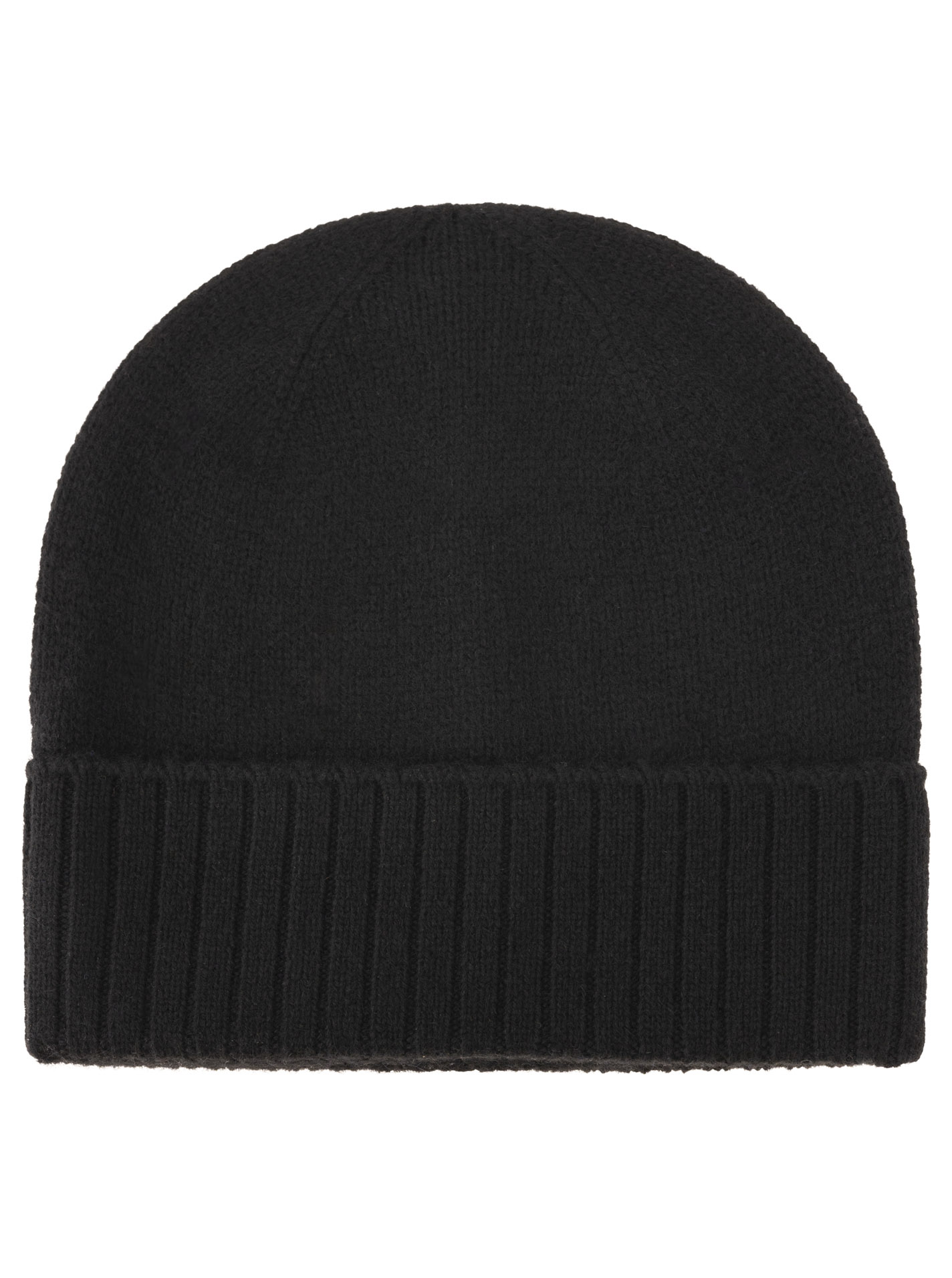 100% Cashmere Mütze gerippter Umschlag