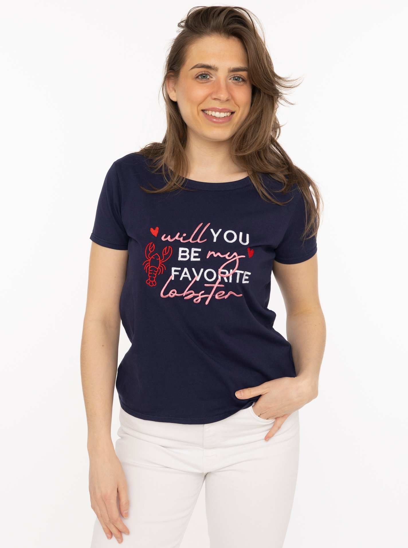 ART69ccdbe355f91_019_Model_T-Shirt_Lobster_47034_019_Navy T-Shirt "Lobster"