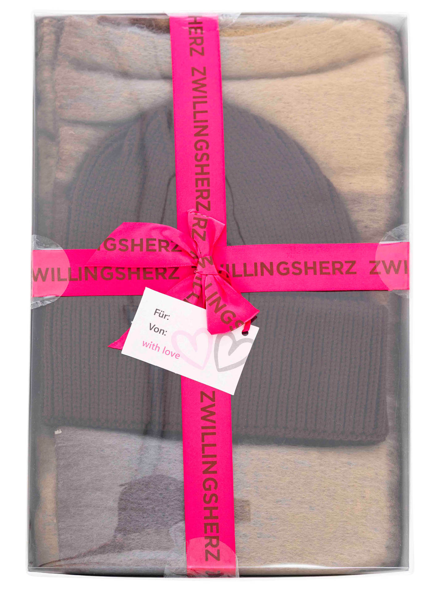 Geschenk Set Mütze & Schal "Karo"