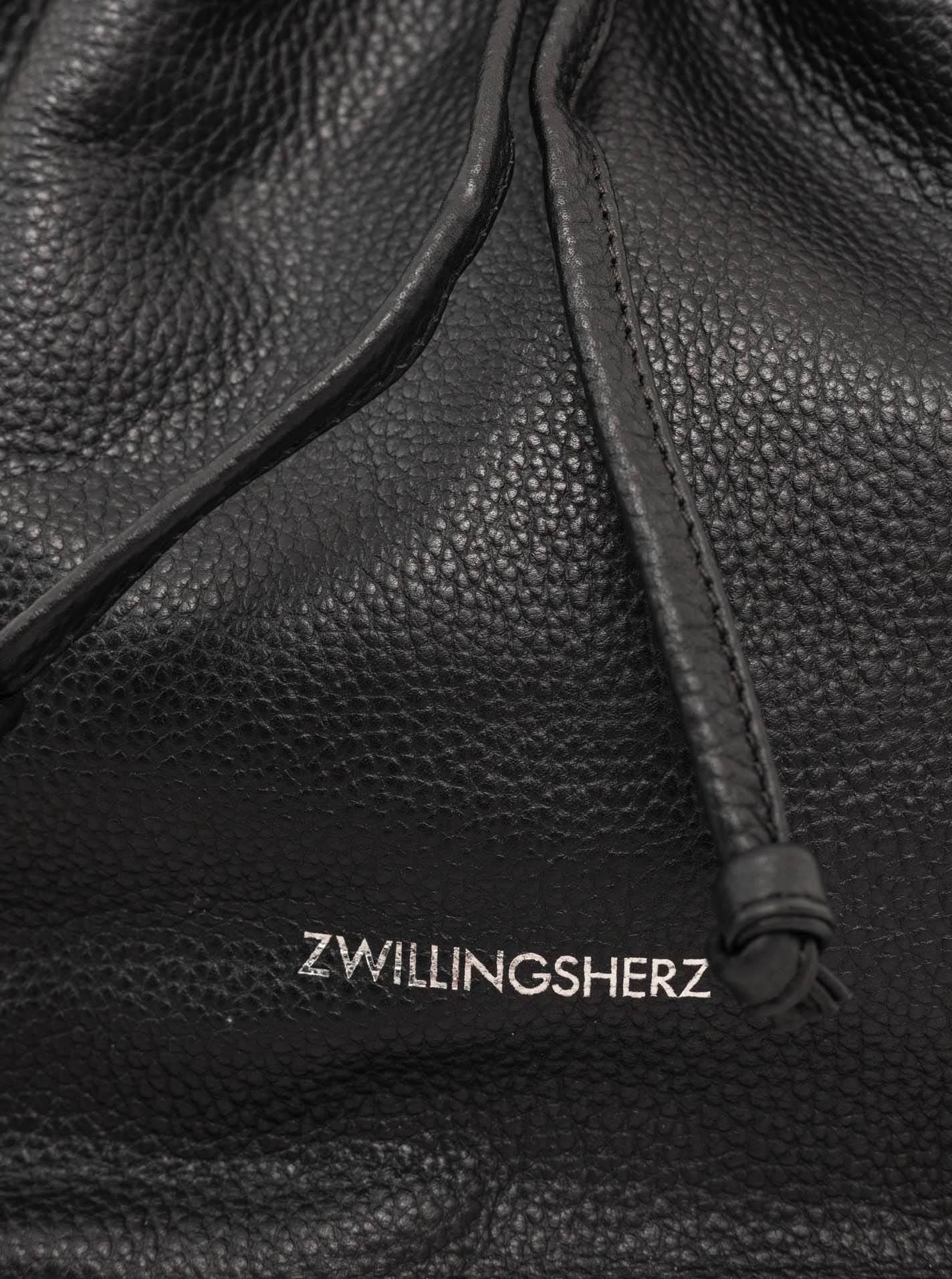 Ledertasche "Drawstring Bag"