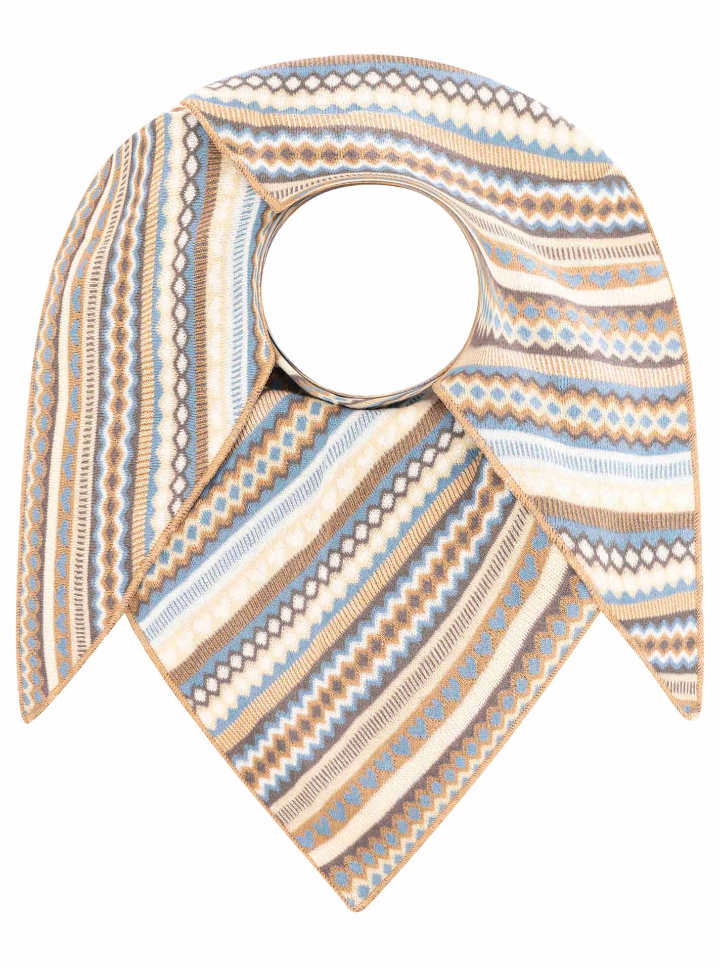 Beige-Blau