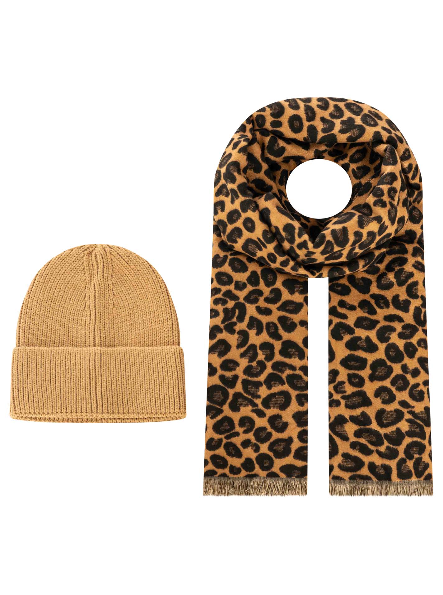 Geschenk Set Mütze & Schal "Leo"