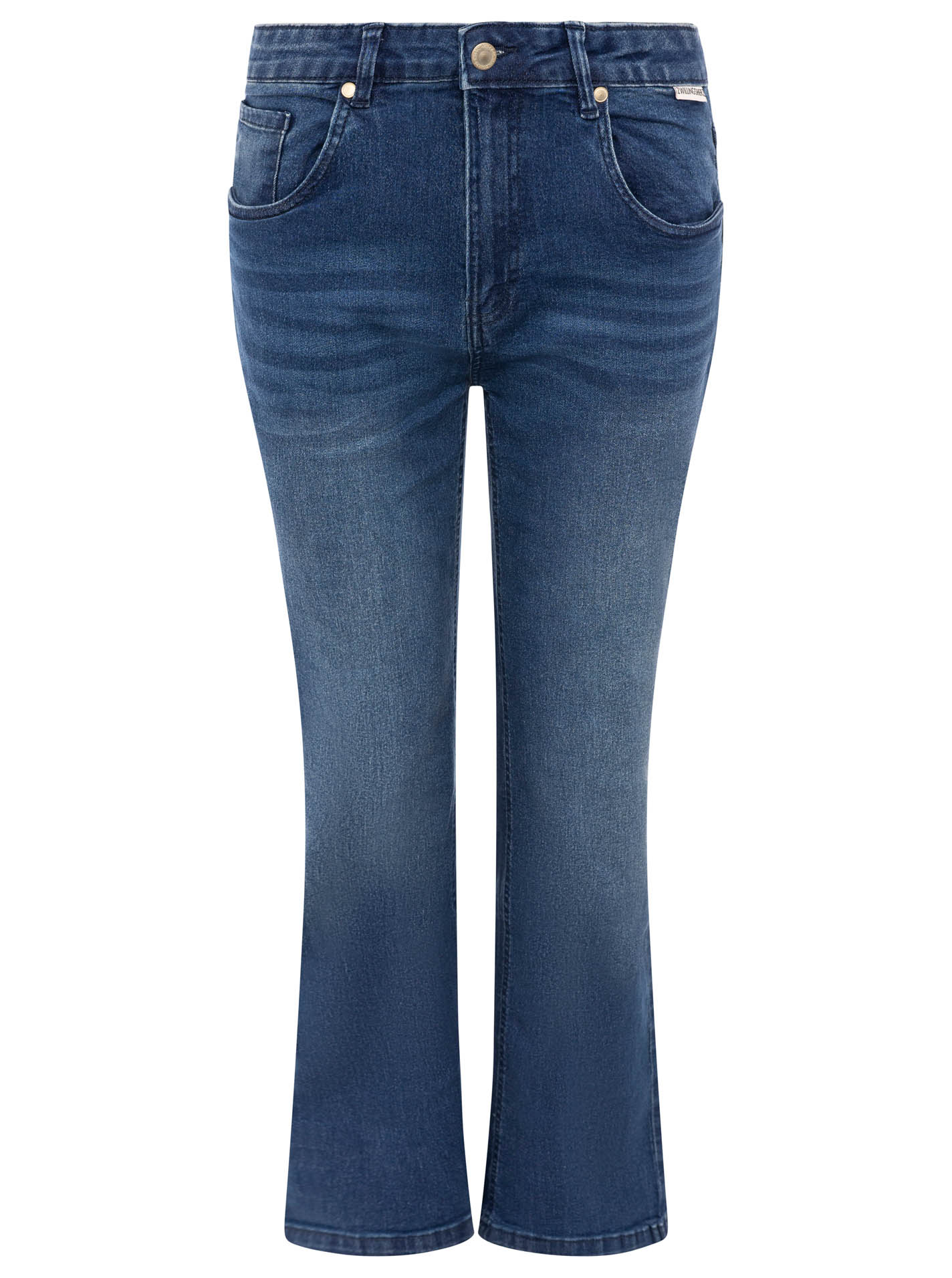Stretch Jeans mit leichtem Flared