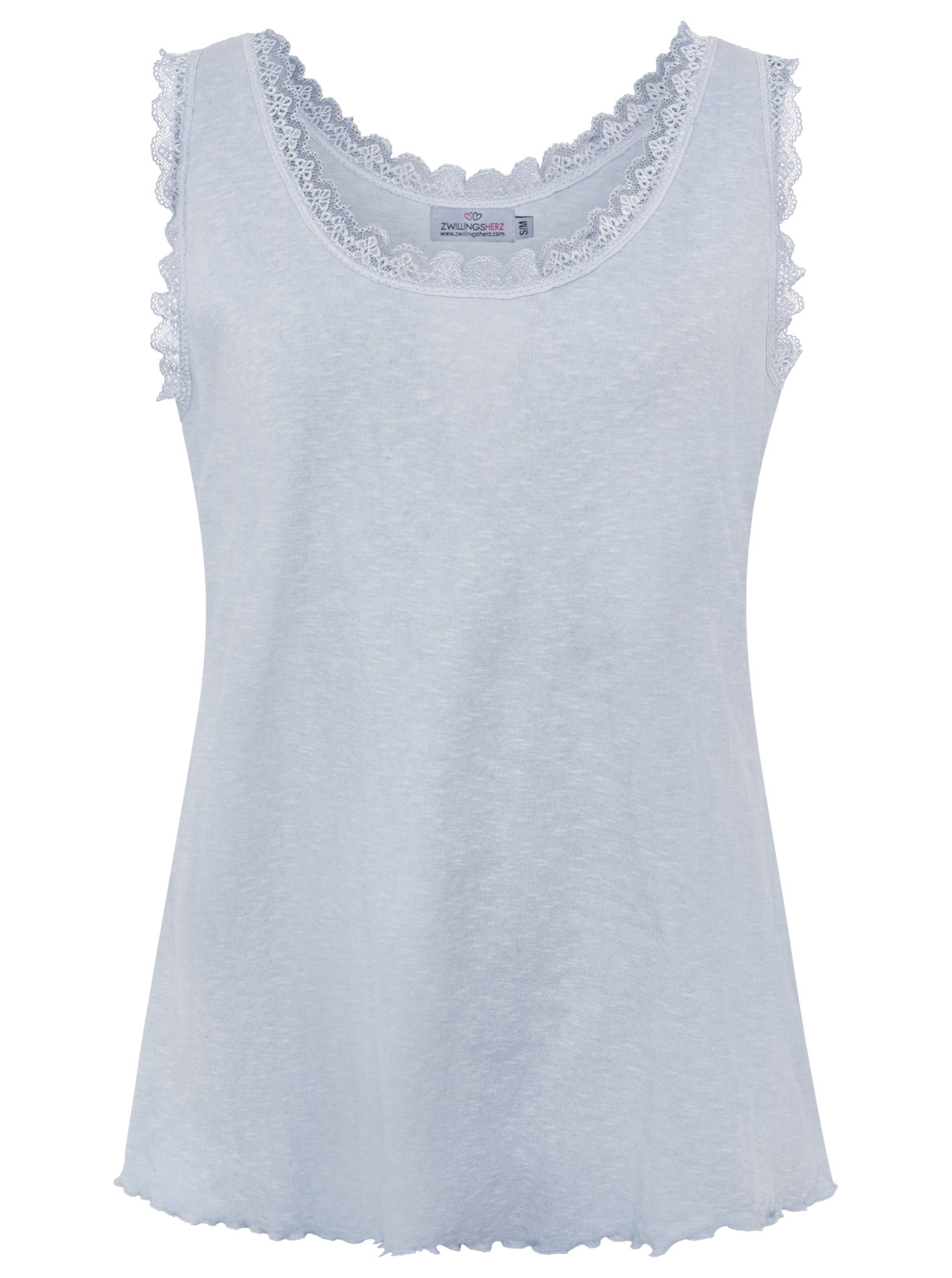 Tanktop Kaltfärbung "Spitze"