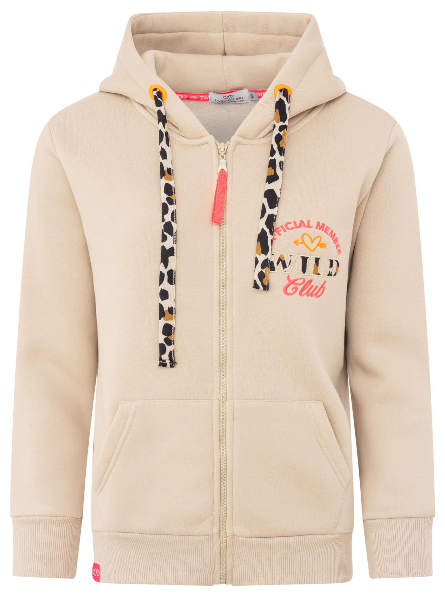 Hoodiejacke "Official Member WILD"