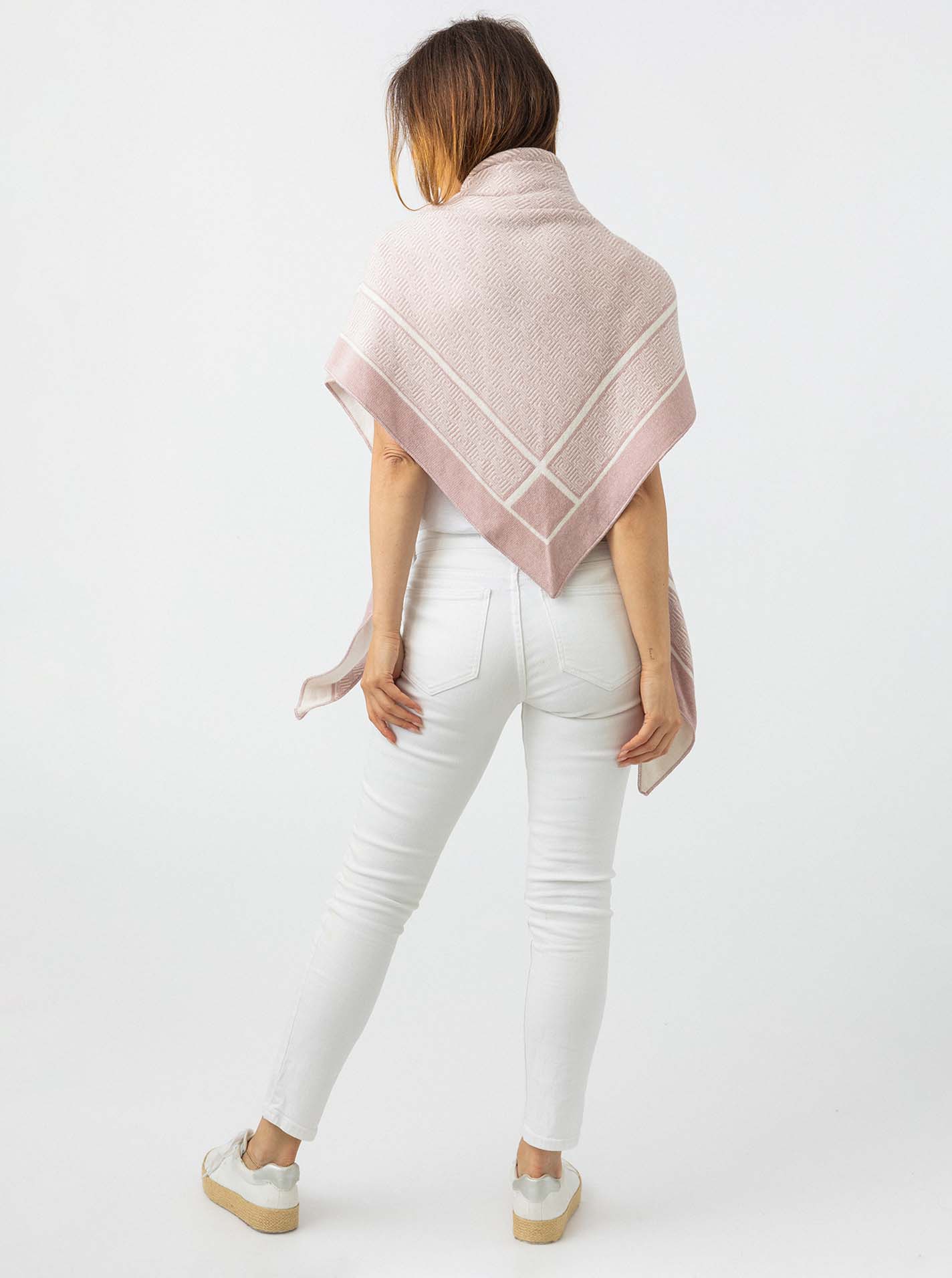 Dreieckstuch Kaschmir "Labyrinth Story"