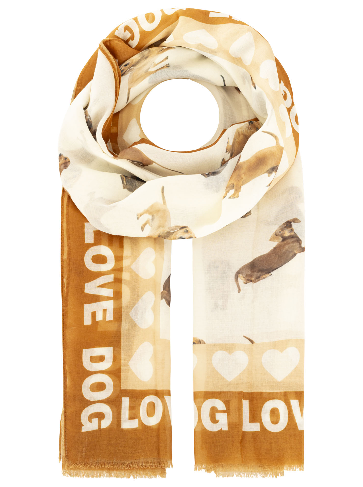 ART69f30e75a70f1_032_Schal_DogLover_41103_Braun Schal Viskose Mix "Dackel Love"