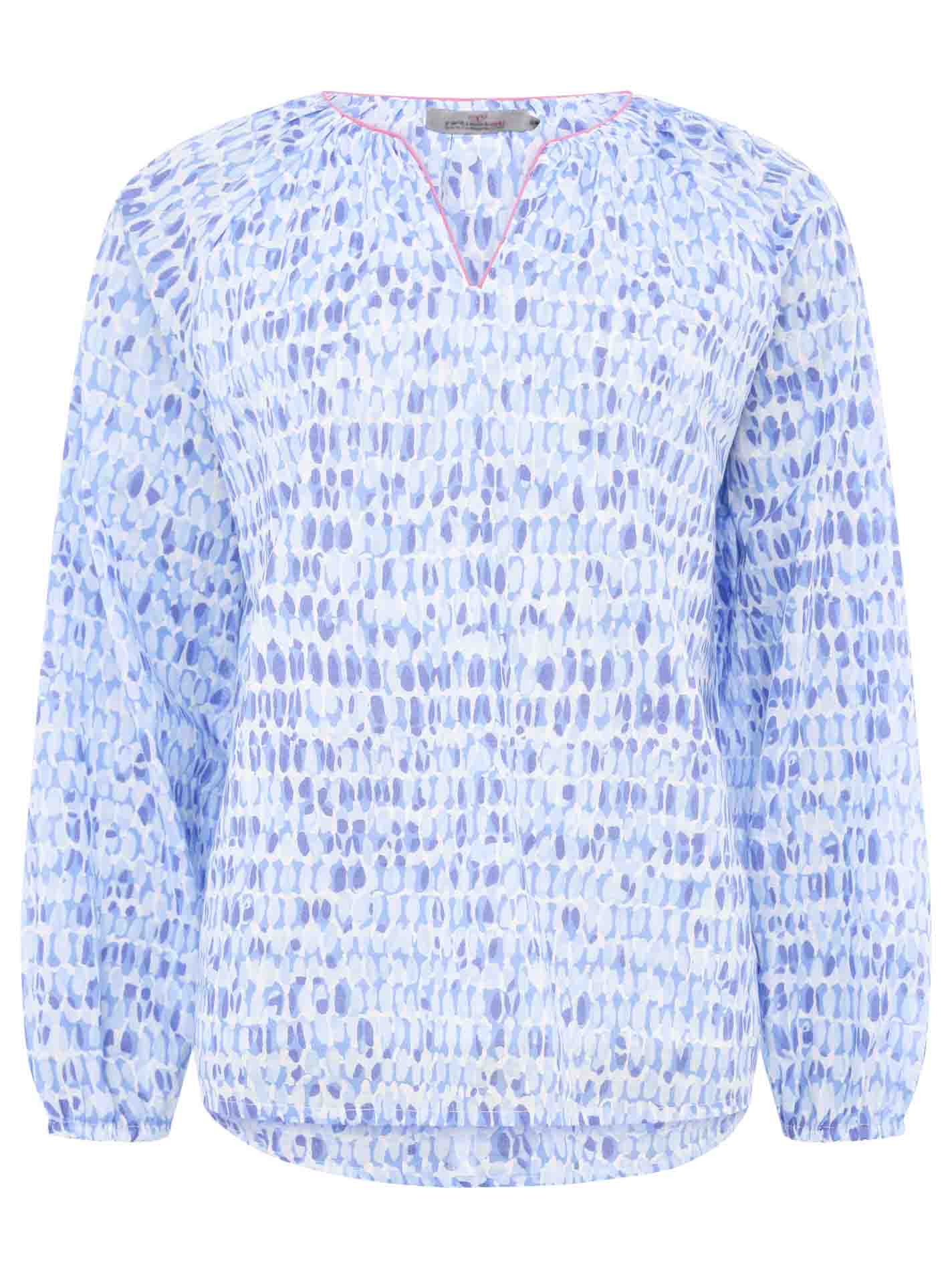 Bluse BW "Aquarell Print"