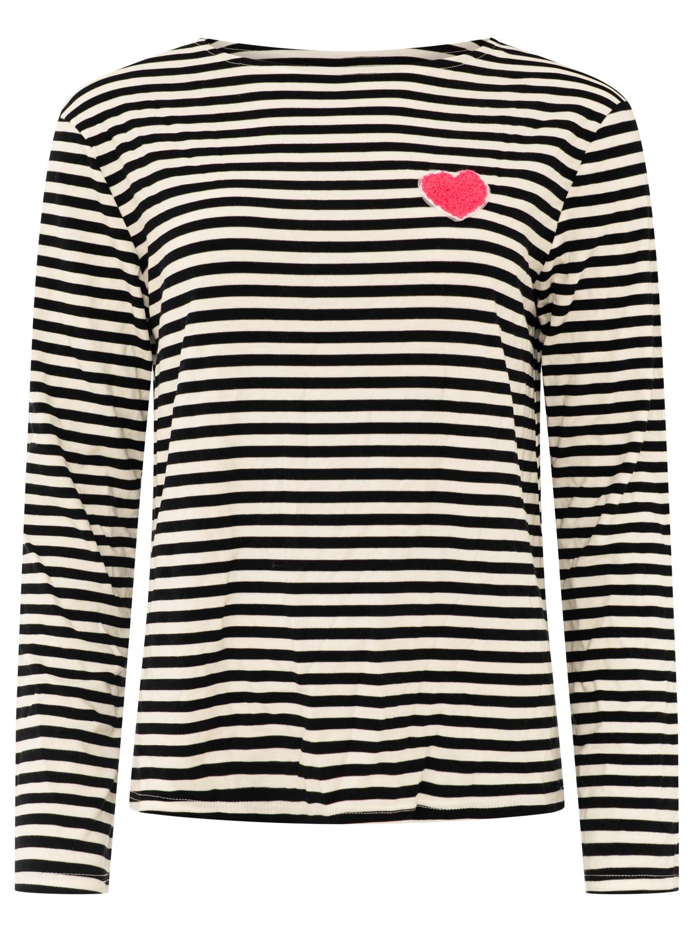 Langarm Shirt Lounge "Herz Patch"