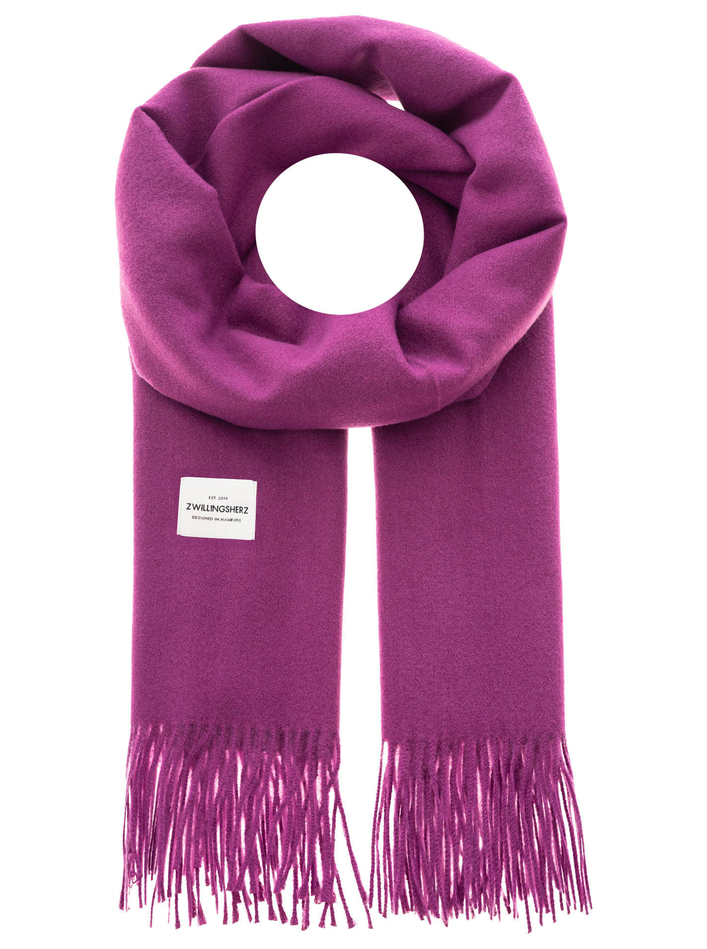 Kuschelschal "Uni & Franse"