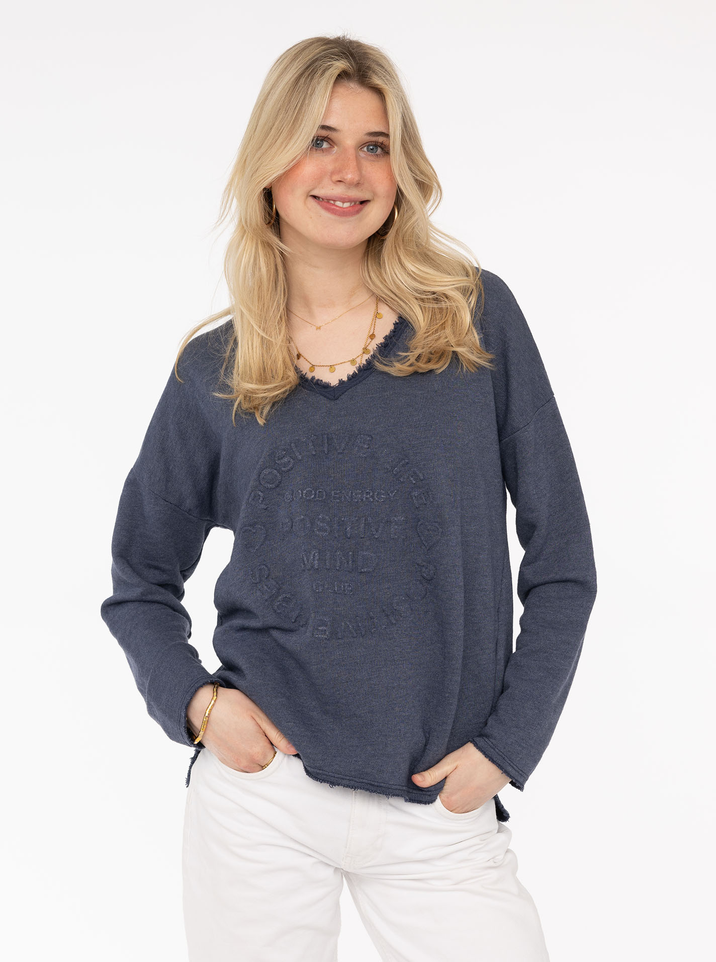 Sweatshirt BW "Positive Mind"