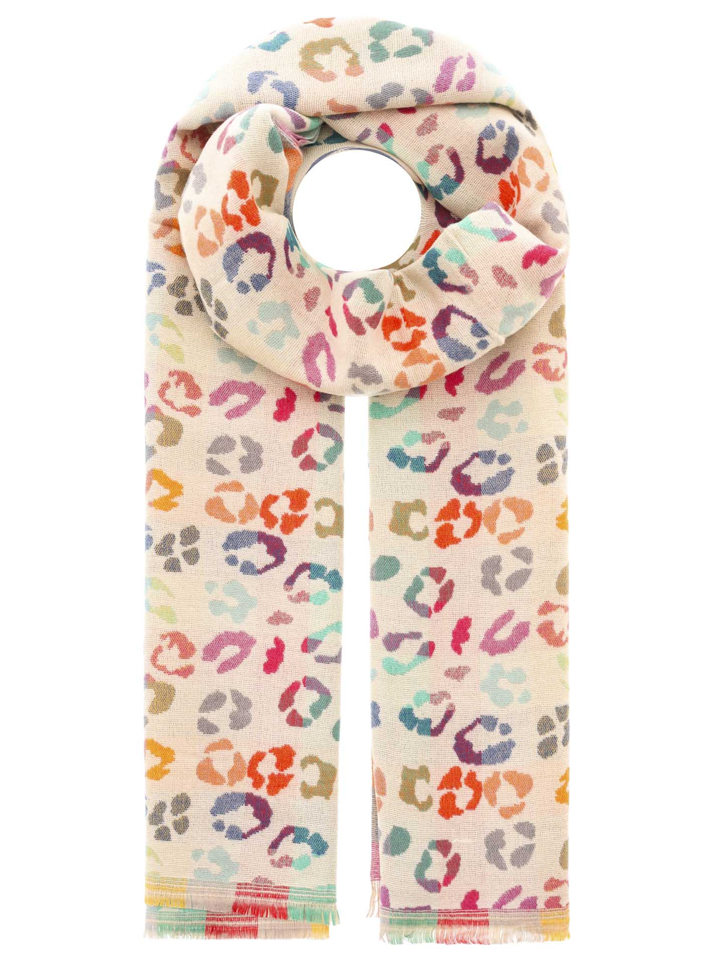 Schal Wollmix "Classic Leopard"
