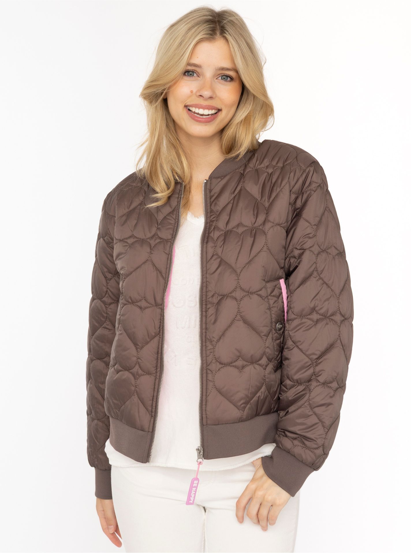 Bomberjacke "Be Happy"