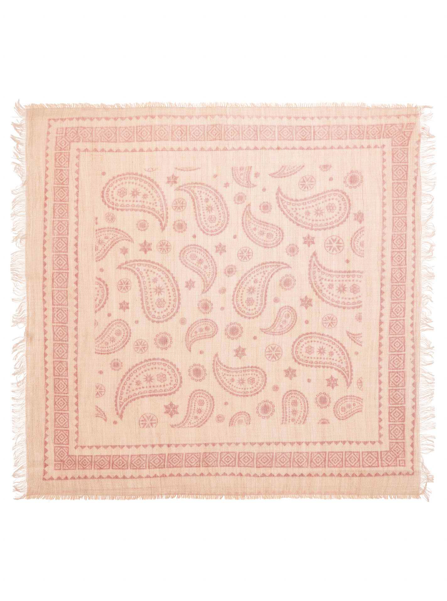 Nickituch Wolle "Flowers & Paisley"