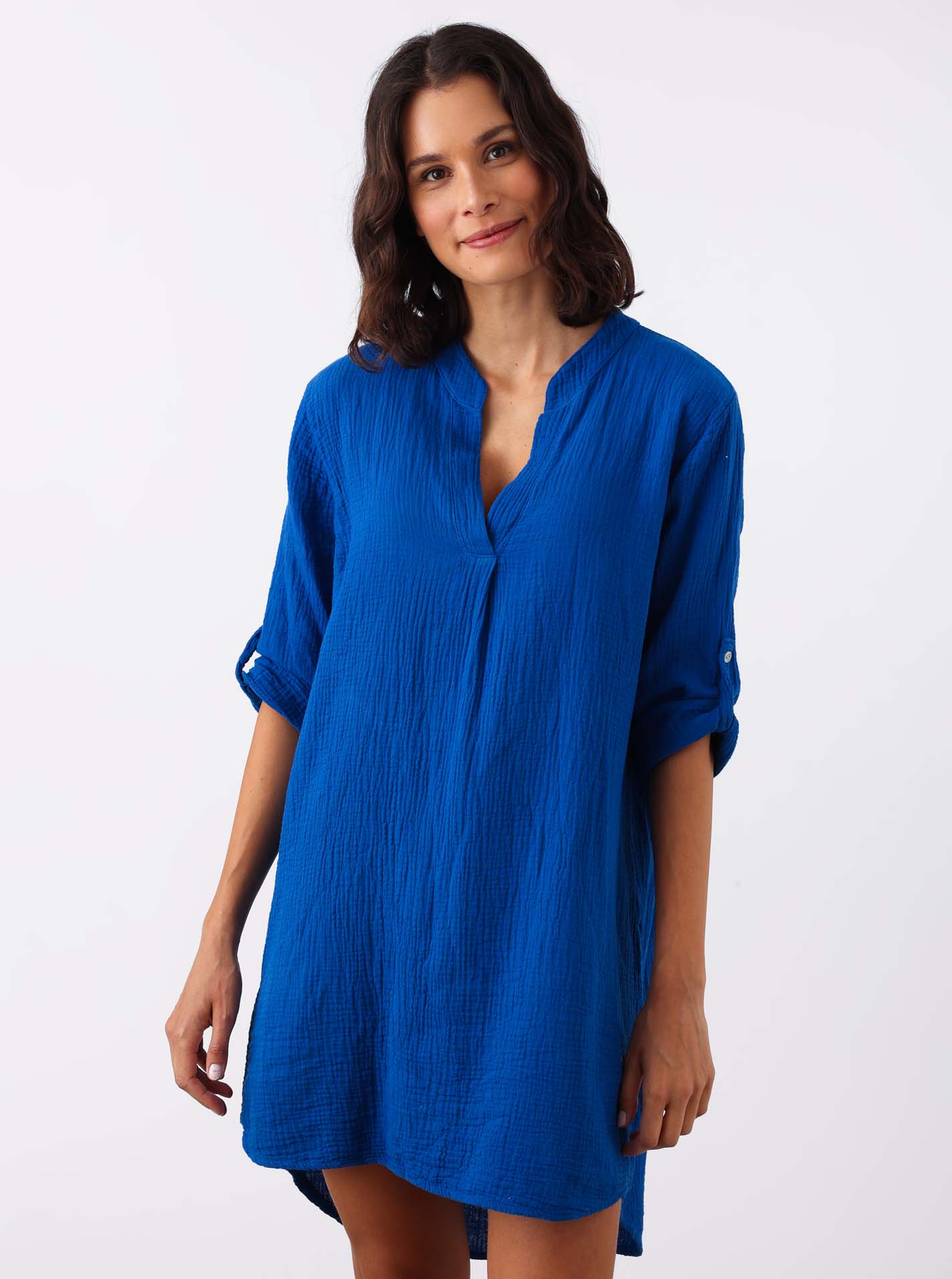 Musselin-Tunika BW "Rom"