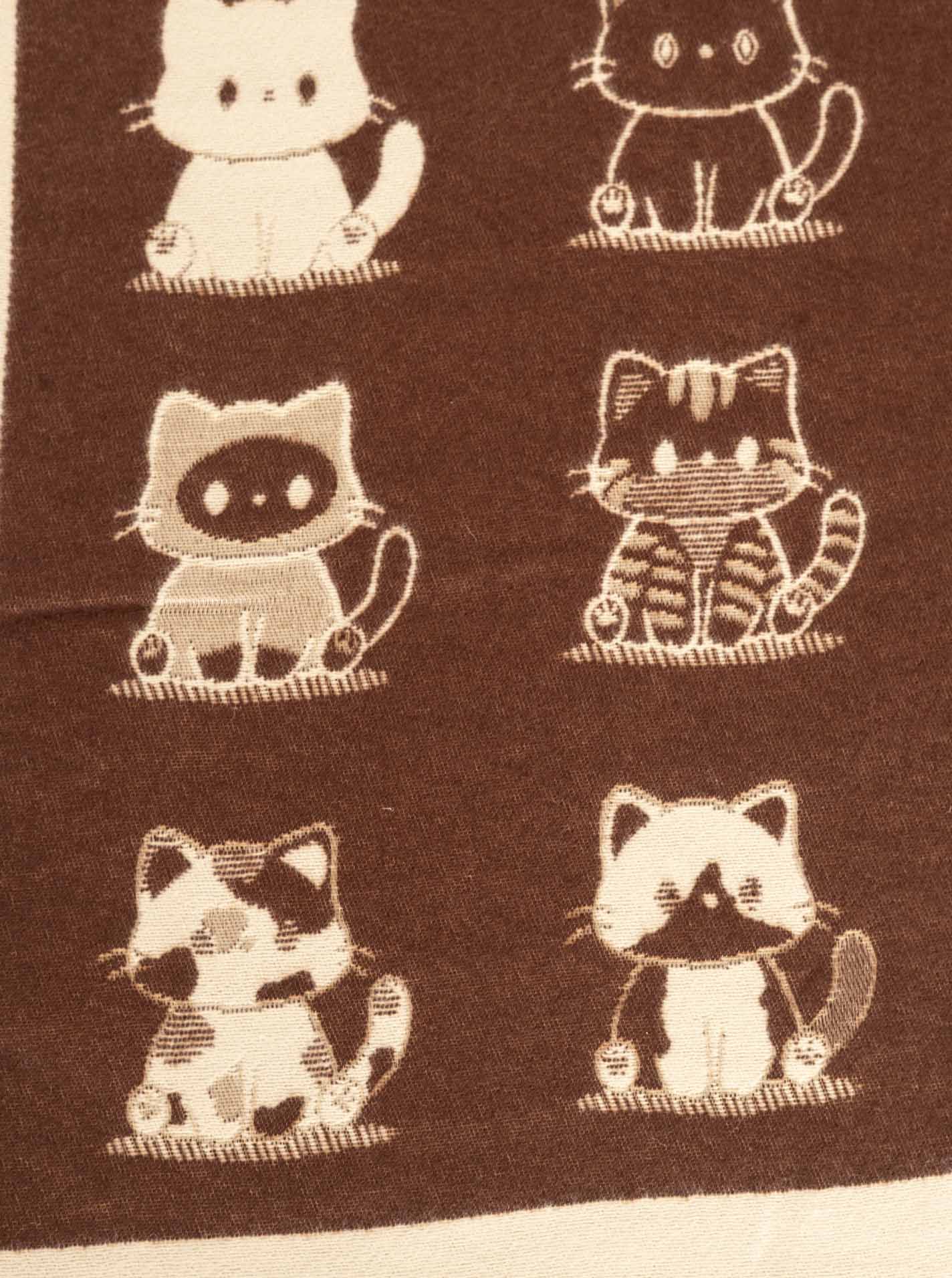 Schal Viskose "Süße Katze"