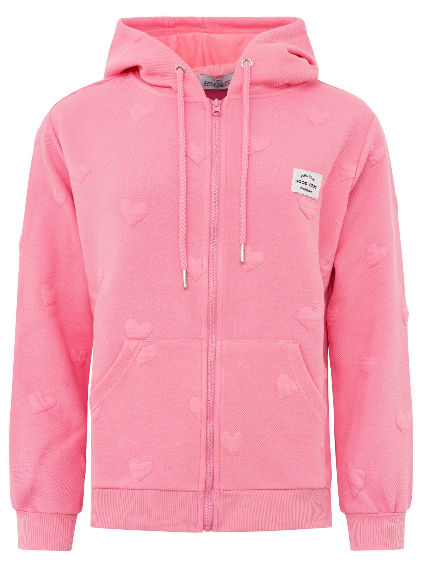 Hoodiejacke "Zwillingsherz Love"