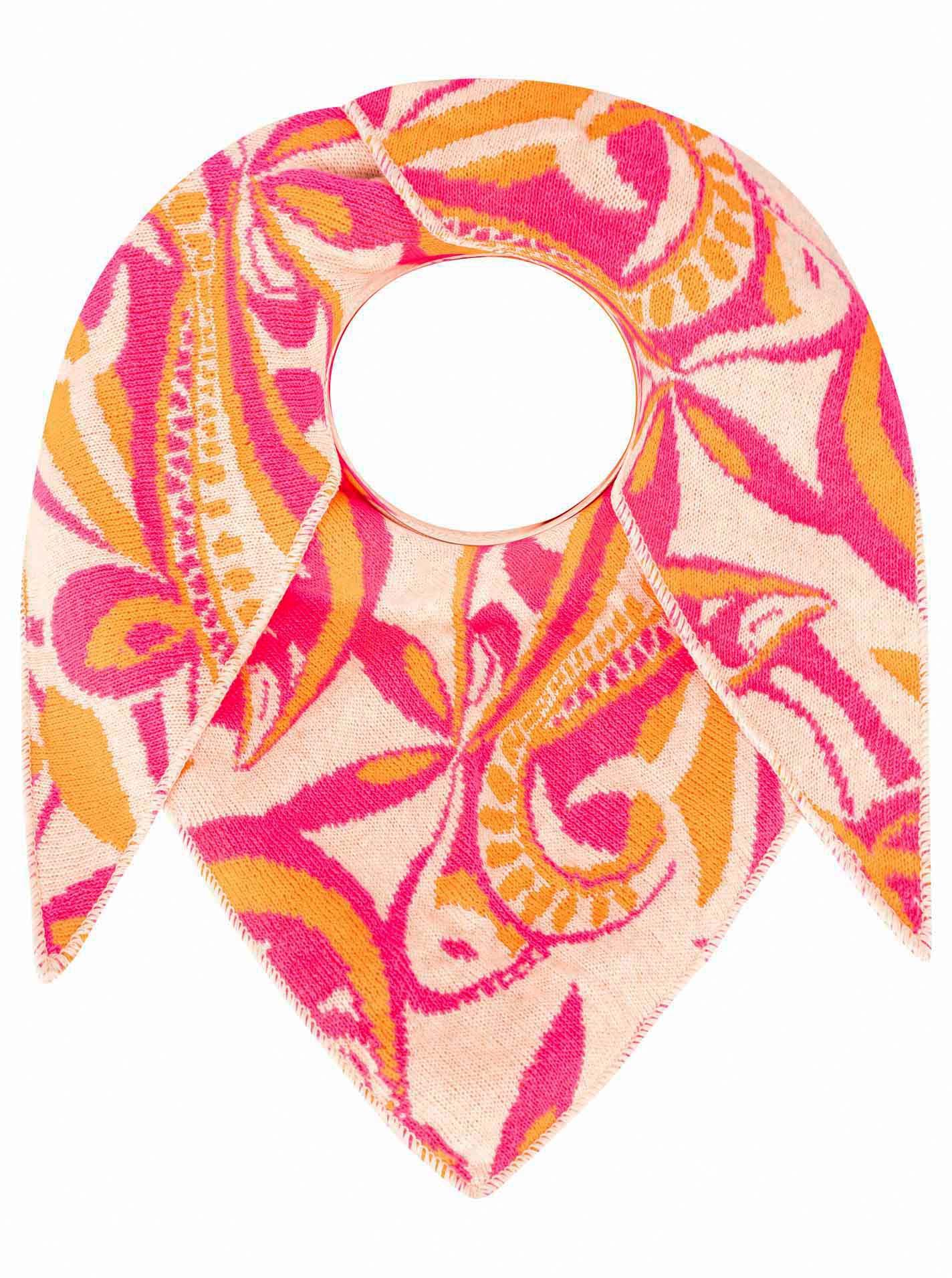 Dreieckstuch Cashmere Mix "Winter Neon"