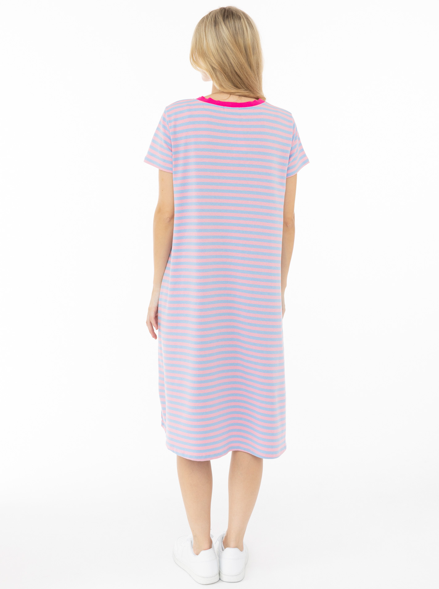 Sweat Kleid "Neon Streifen"
